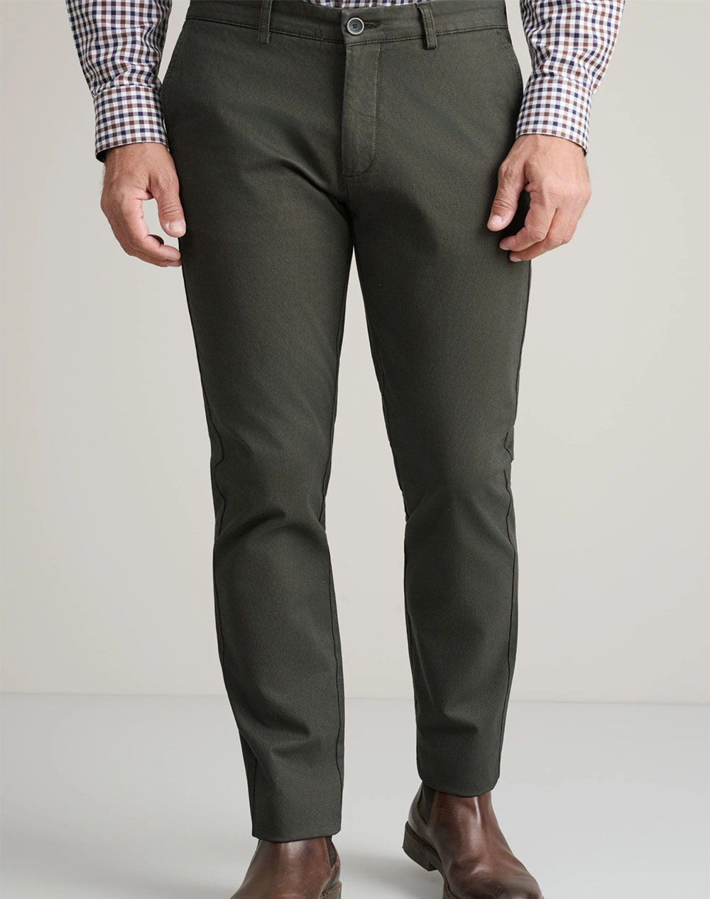 NAVY&GREEN ΠΑΝΤΕΛΟΝΙ ΑΠΙΕΤΟ MODERN FIT 24AG.1003MFA/199-IRON GREY DarkSlateGrey