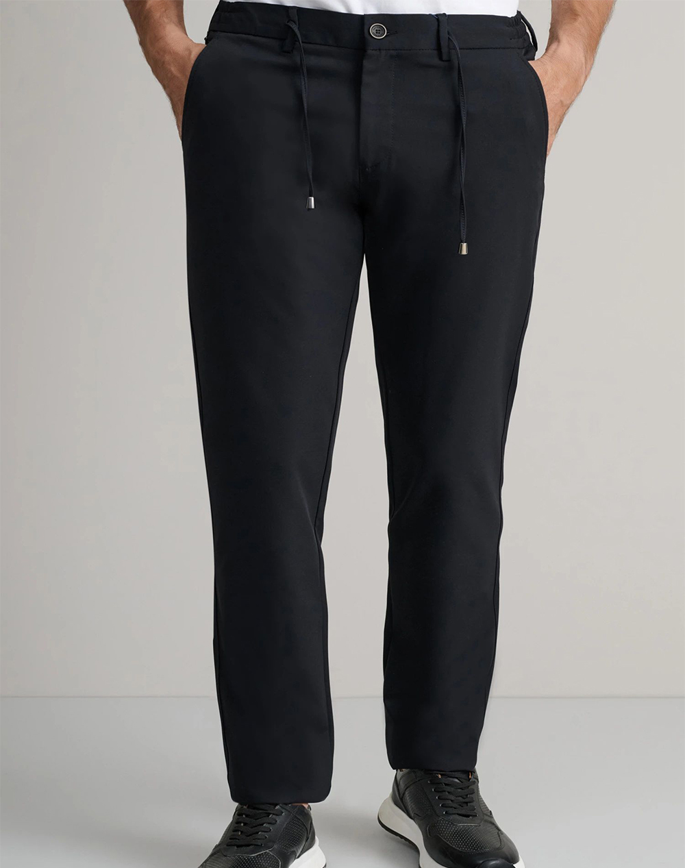 NAVY&GREEN ΠΑΝΤΕΛΟΝΙ ΑΠΙΕΤΟ MODERN FIT 24KO.1001/JG-Midnight Black Black