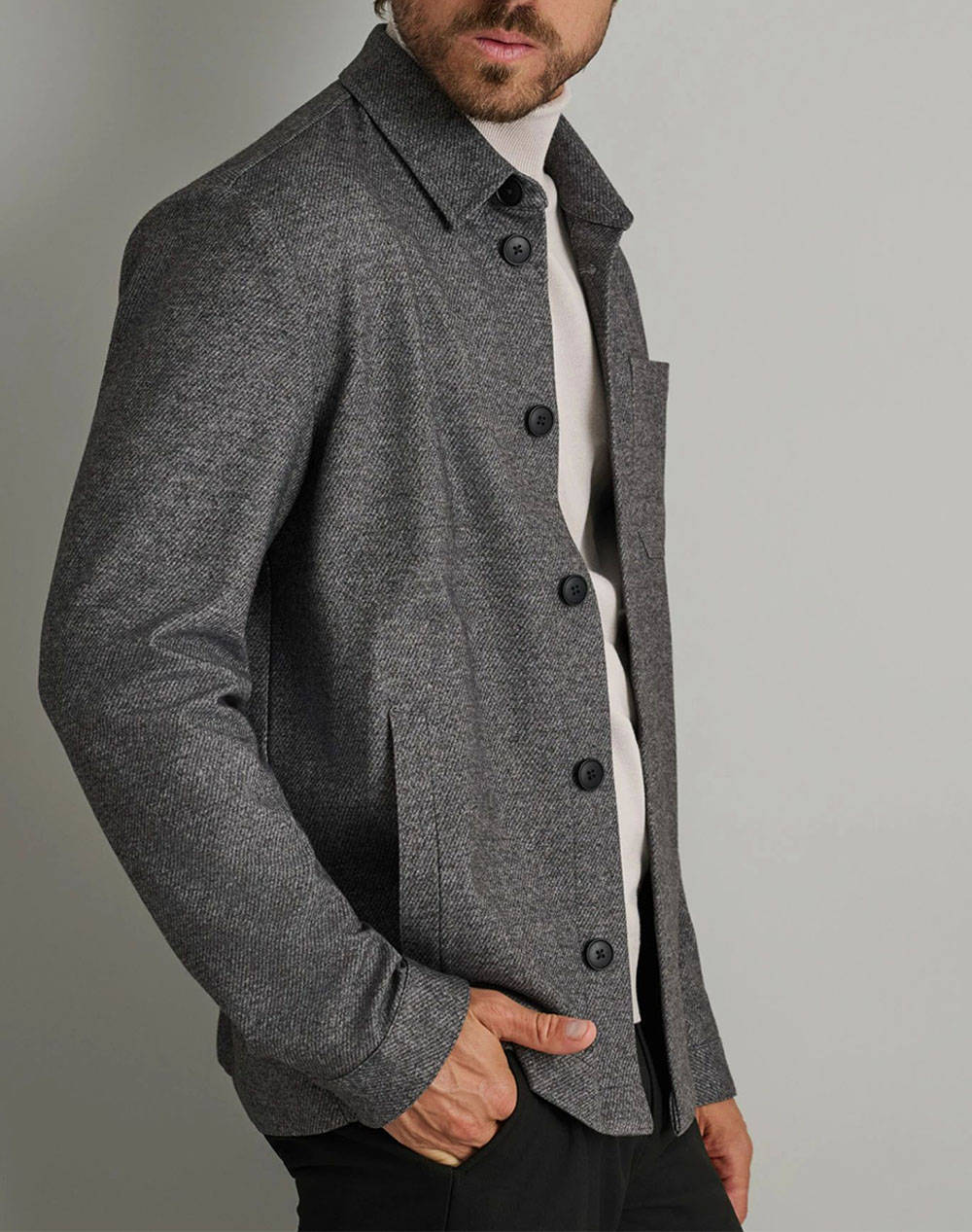 NAVY&GREEN ΣΑΚΚΑΚ 24SA.LM002/BO-GREY Gray φωτογραφία