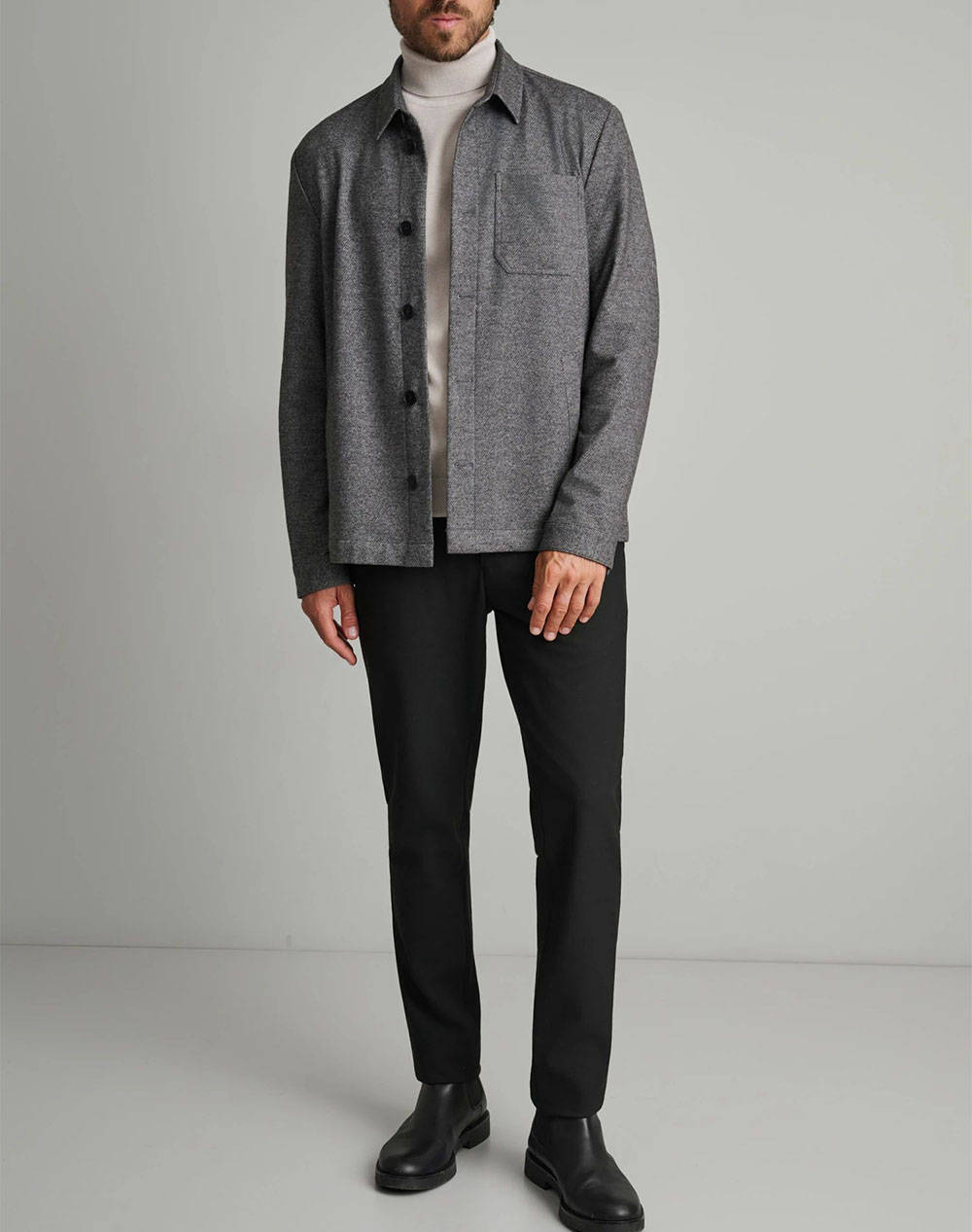 NAVY&GREEN ΣΑΚΚΑΚ 24SA.LM002/BO-GREY Gray φωτογραφία