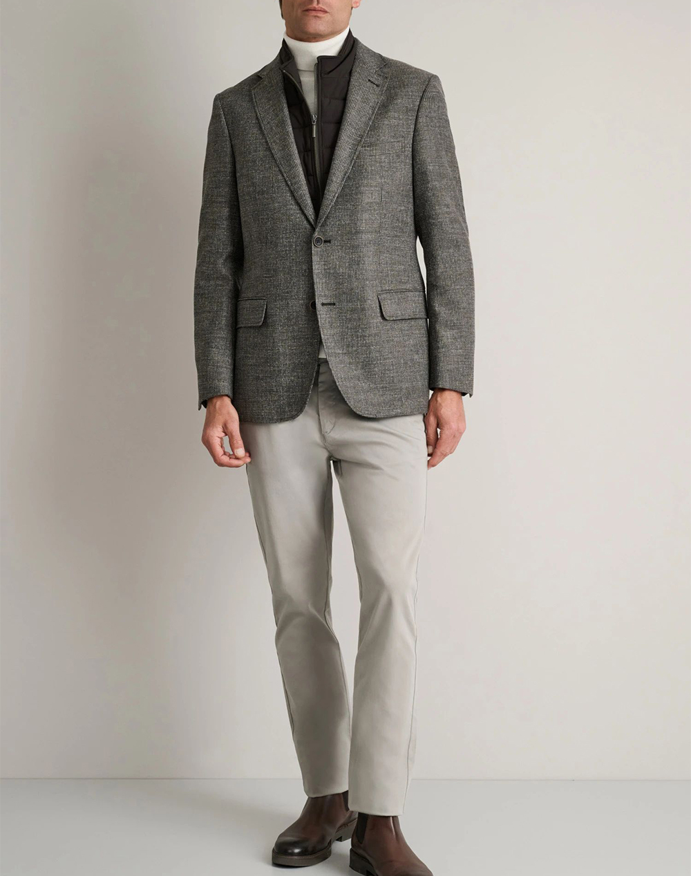 NAVY&GREEN ΣΑΚΚΑΚΙ ΜΕ ΓΙΛΕΚΟ 24SA.MARZ059/BGL-BROWN/DK BROWN DarkBrown φωτογραφία