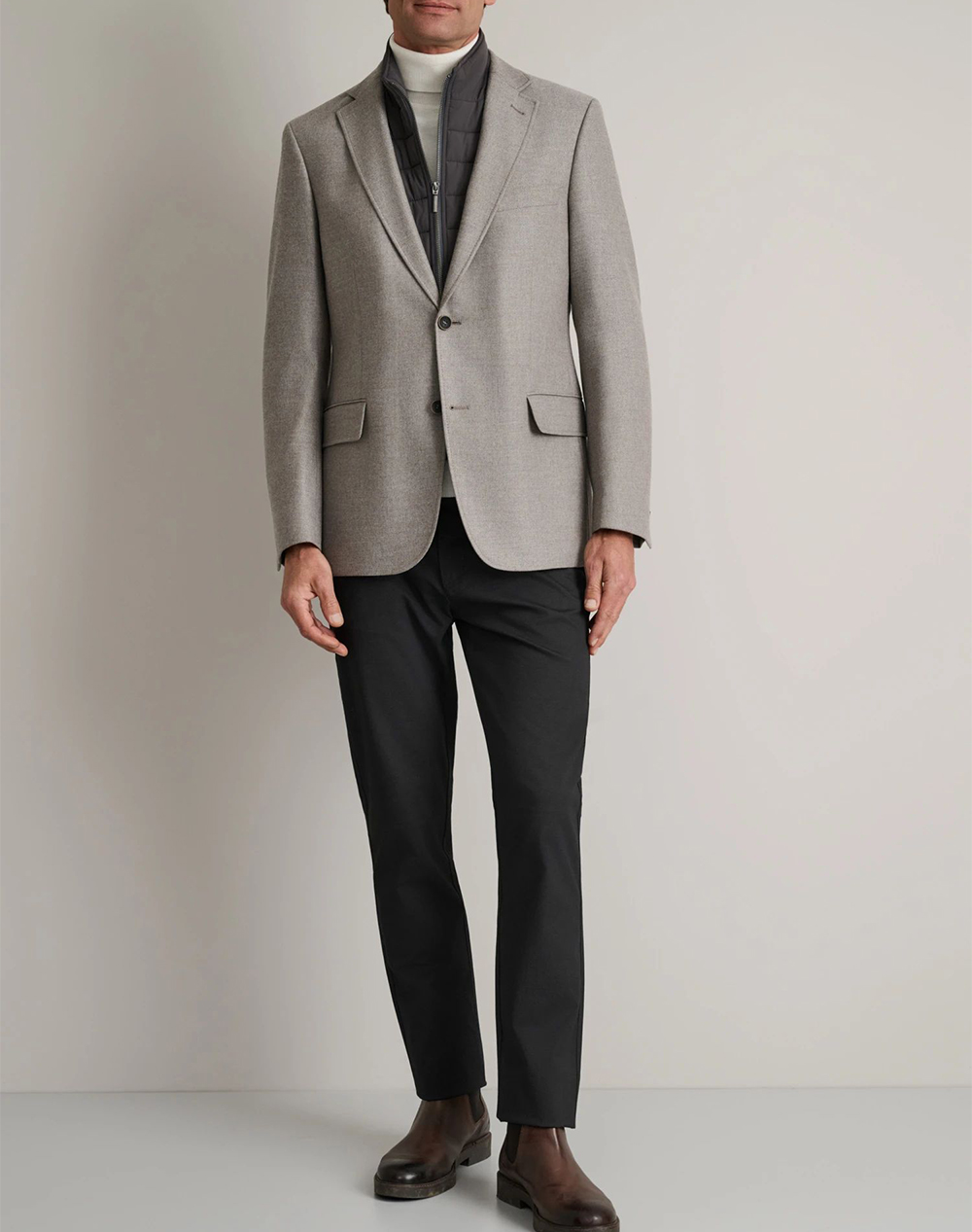 NAVY&GREEN ΣΑΚΚΑΚΙ ΜΕ ΓΙΛΕΚΟ 24SA.ASY001/BGL-WARM BEIGE Biege φωτογραφία