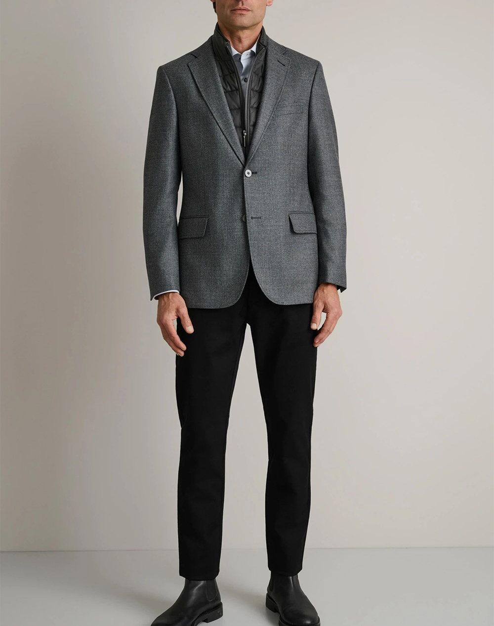 NAVY&GREEN ΣΑΚΚΑΚΙ ΜΕ ΓΙΛΕΚΟ 24SA.RED33/BGL.1-STEEL GREY DarkSlateGrey φωτογραφία