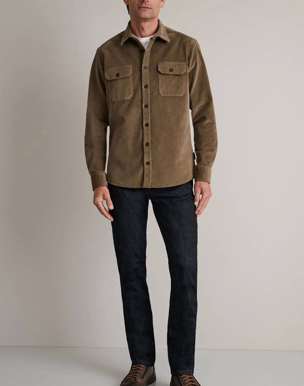 NAVY&GREEN OVERSHIRT 24NG.CAS01/OS.2-CAMEL Camel φωτογραφία