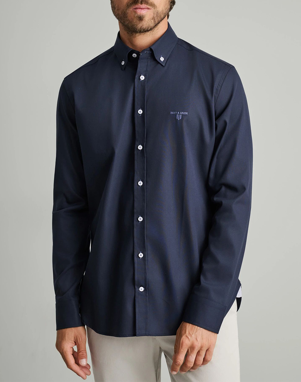 NAVY&GREEN ΠΟΥΚΑΜΙΣΟ 24NG.BX220/1B.2-DK BLUE DarkBlue