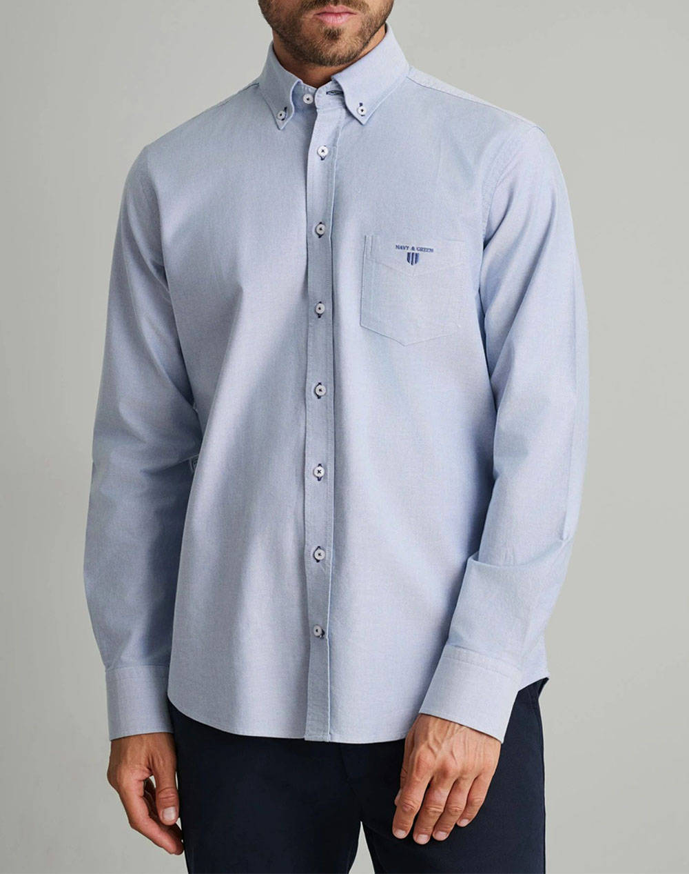NAVY&GREEN NAVY&GREEN ΠΟΥΚΑΜΙΣΟ 24NG.KR134/1B-SOFT BLUE LightBlue