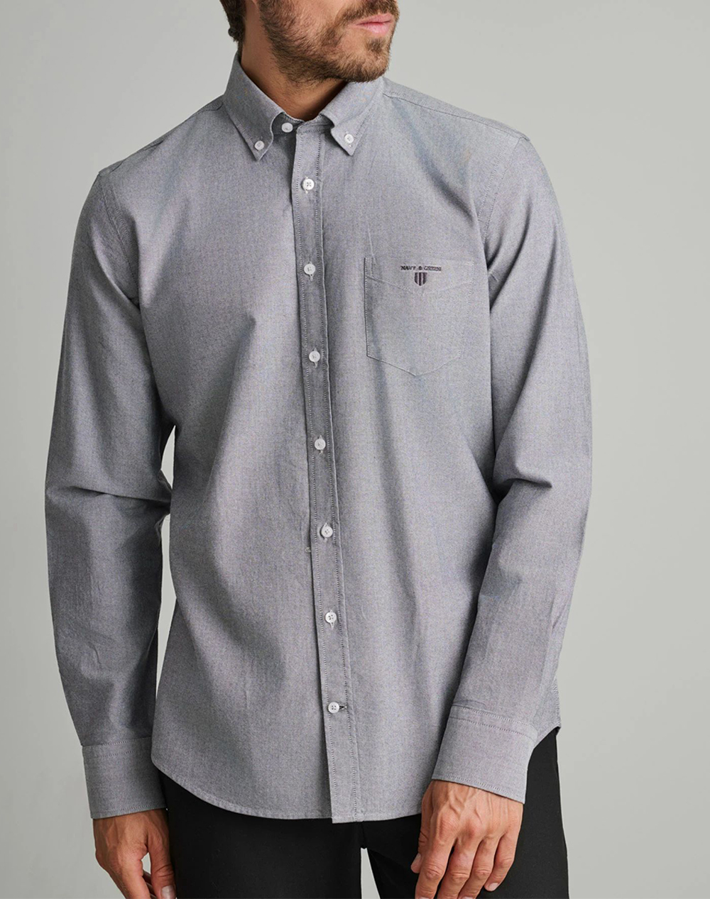 NAVY&GREEN NAVY&GREEN ΠΟΥΚΑΜΙΣΟ 24NG.KR130/1Β.1-MD GREY Gray