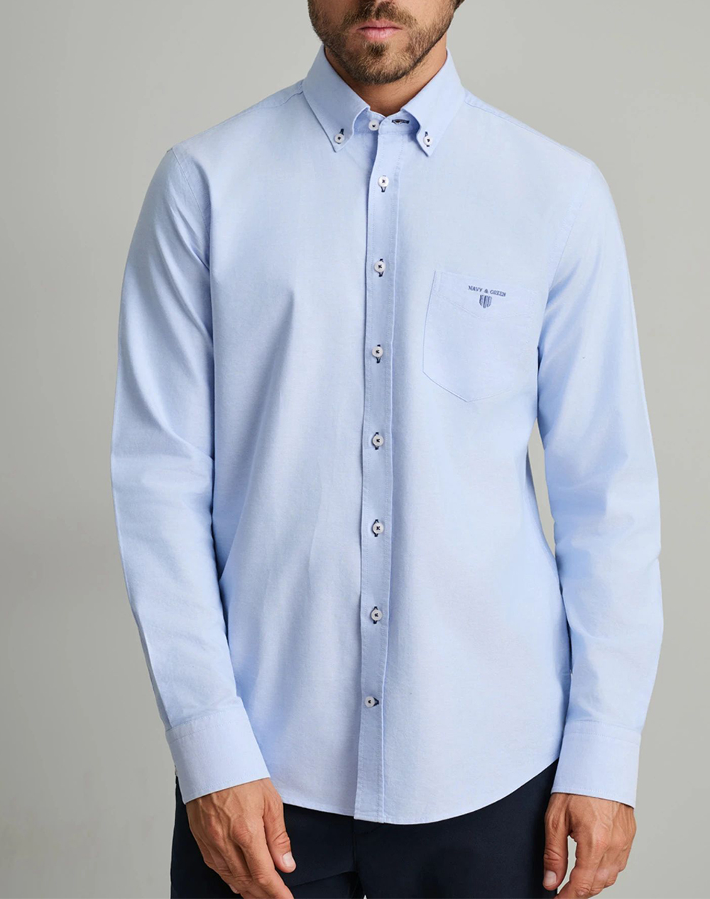 NAVY&GREEN NAVY&GREEN ΠΟΥΚΑΜΙΣΟ 24NG.KR130/1Β.1-LIGHT BLUE LightBlue