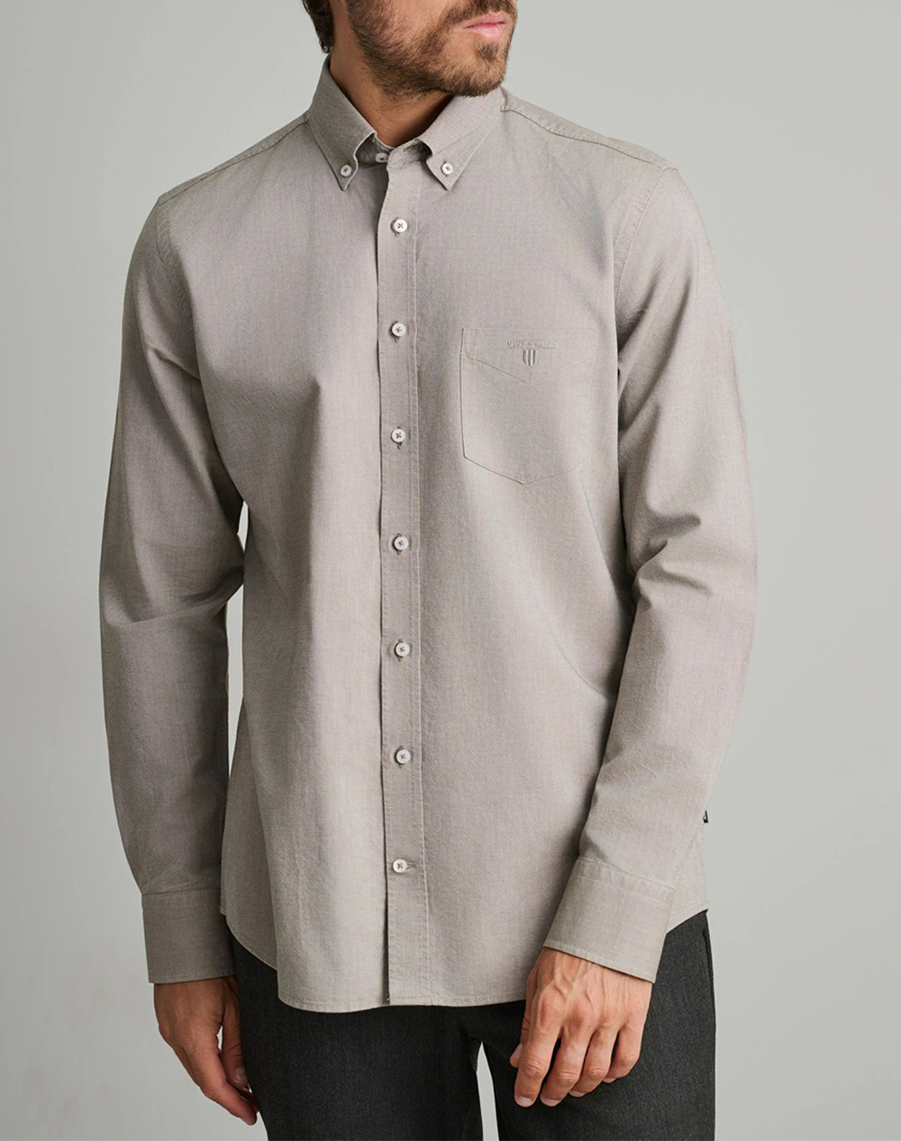 NAVY&GREEN ΠΟΥΚΑΜΙΣΟ 24NG.KR130/1Β.1-ICEBERG SandyBrown