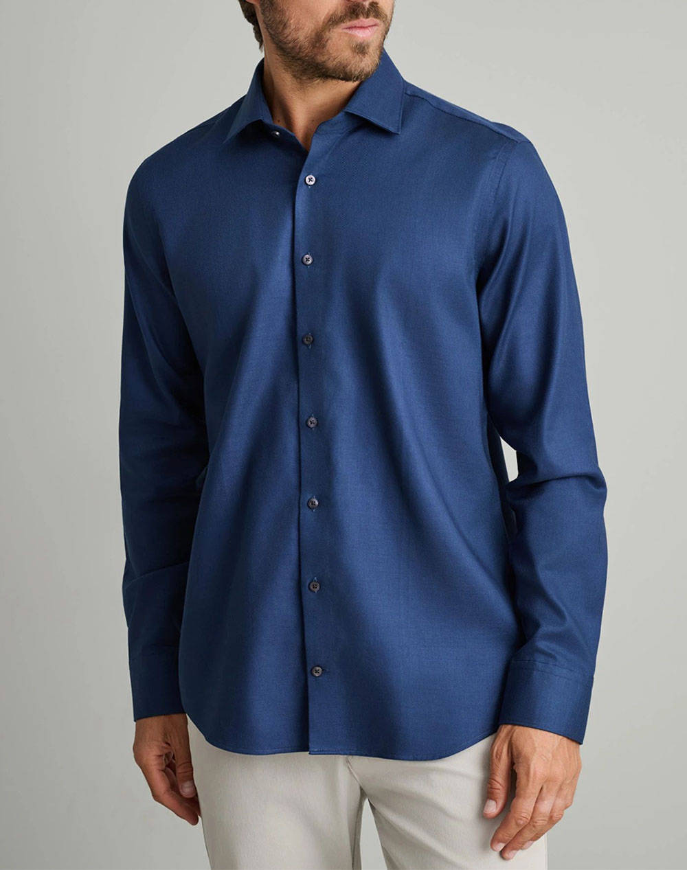 NAVY&GREEN NAVY&GREEN ΠΟΥΚΑΜΙΣΟ-FORMAL 24NG.BX246/NGM-MORROCAN BLUE Blue
