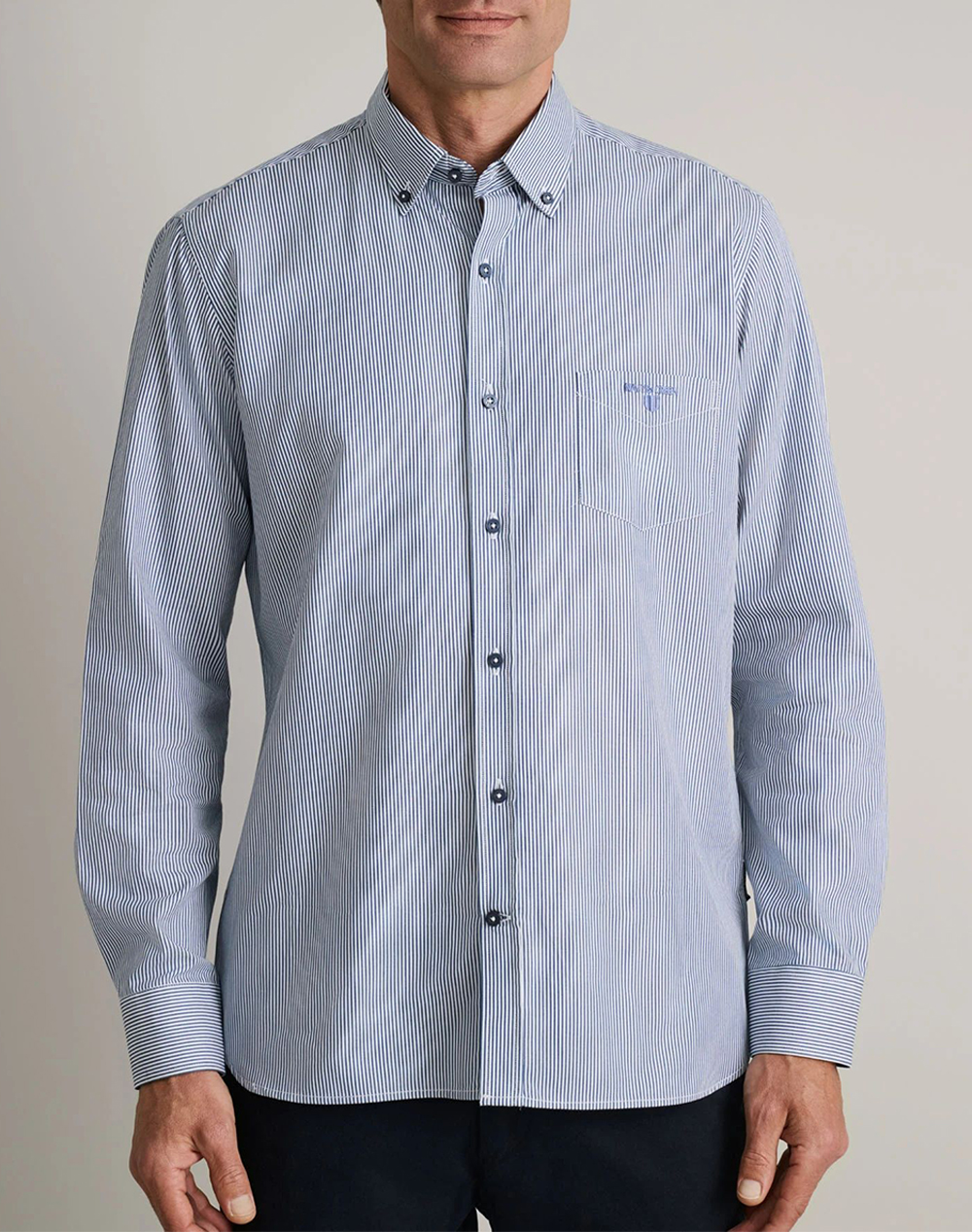 NAVY&GREEN NAVY&GREEN ΠΟΥΚΑΜΙΣΟ COMFORT FIT 24NG.BX128/1B.4/R-WHITE/DEEP BLUE Blue