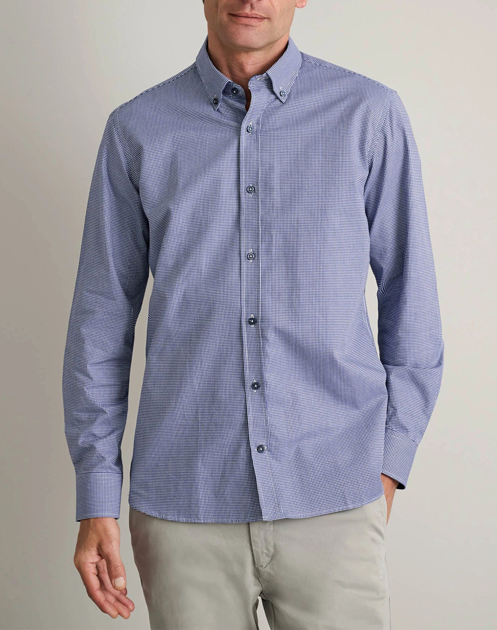 NAVY&GREEN ΠΟΥΚΑΜΙΣΟ COMFORT FIT 24NG.BX128/1B.4/C-DK BLUE/WHITE A1 DarkBlue