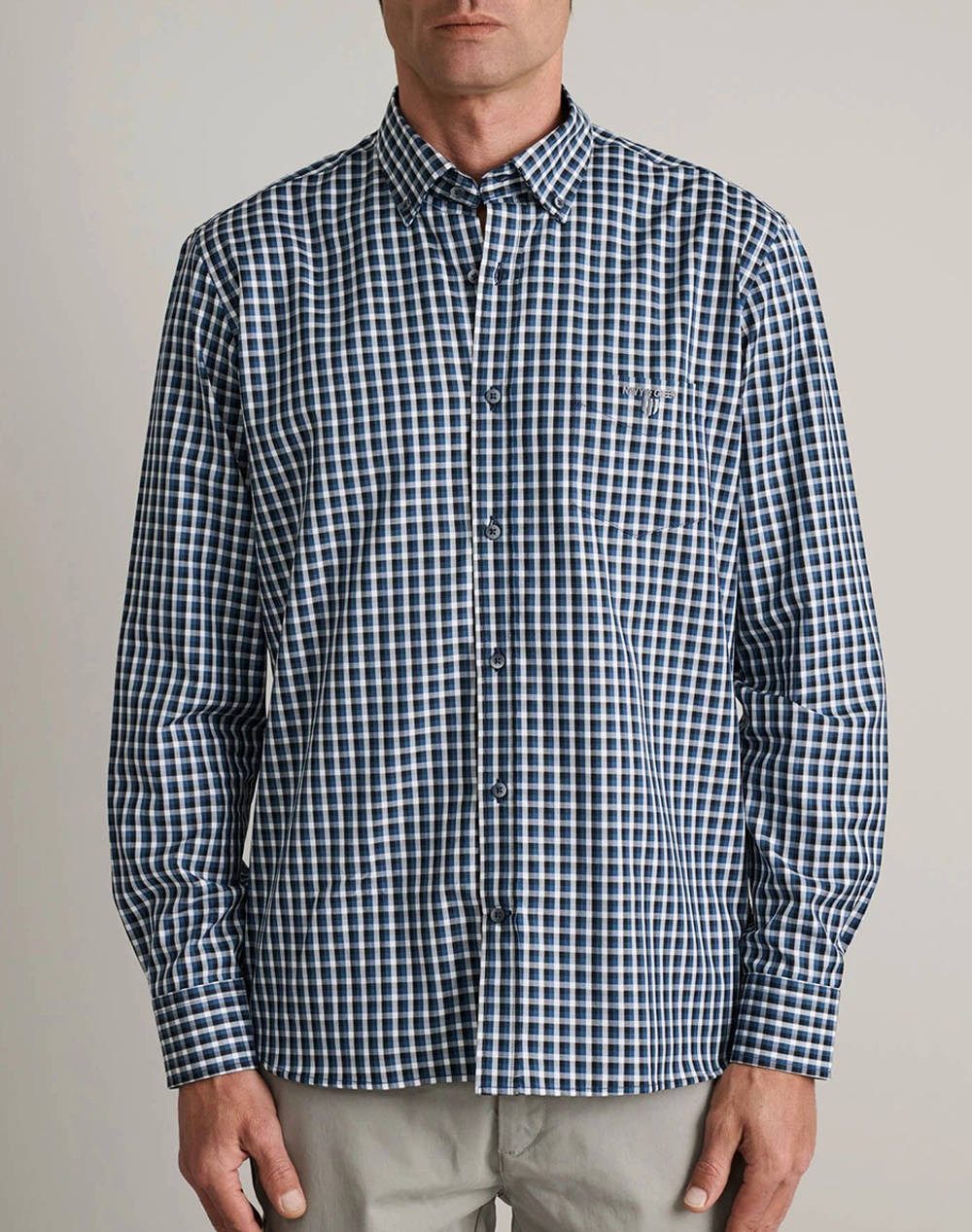 NAVY&GREEN ΠΟΥΚΑΜΙΣΟ COMFORT FIT 24NG.EK057/1B-DK BLUE/PETROL Mixed