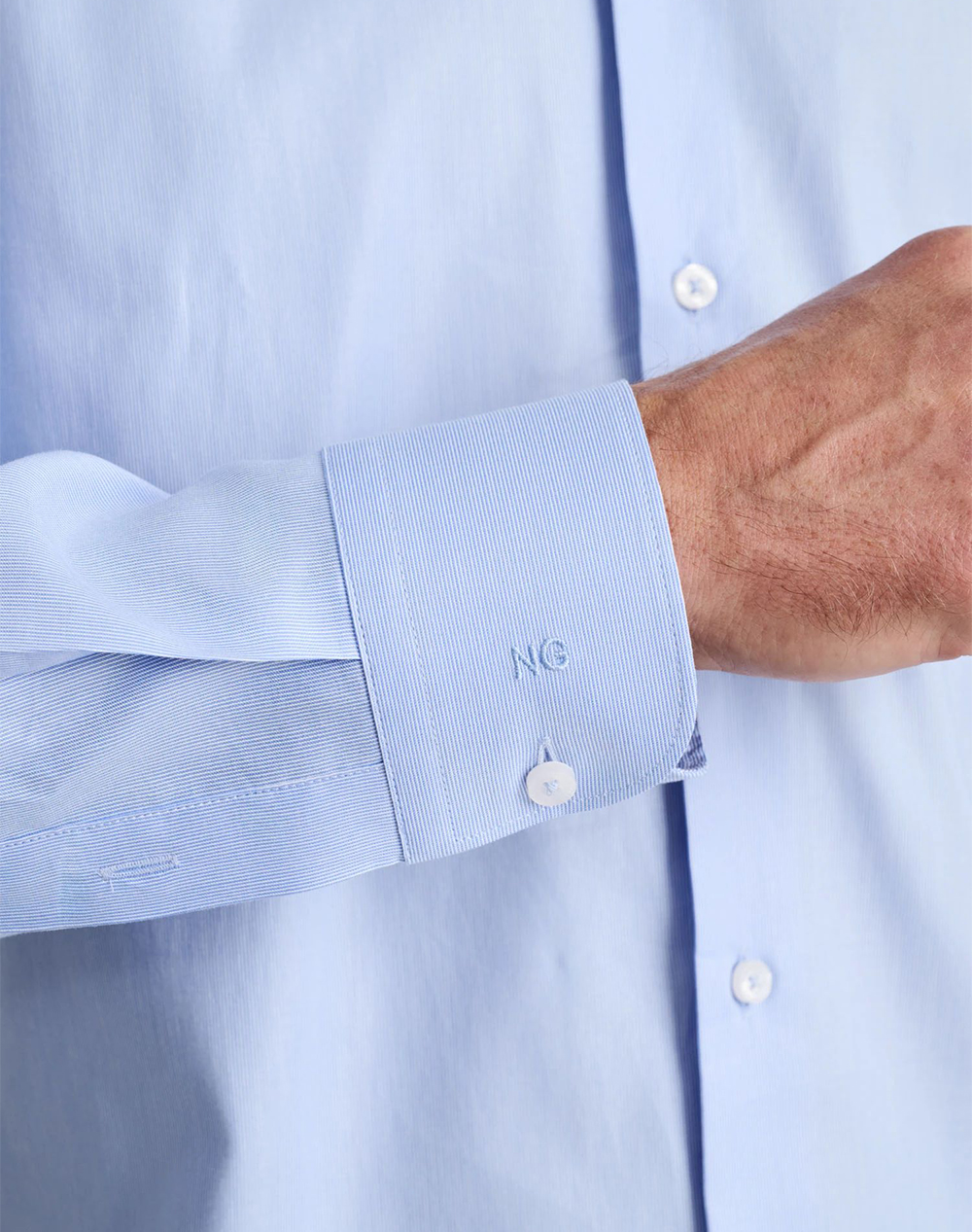 NAVY&GREEN ΠΟΥΚΑΜΙΣΟ COMFORT FIT 24NG.B386/NGM-DEEP SKY BLUE SkyBlue φωτογραφία