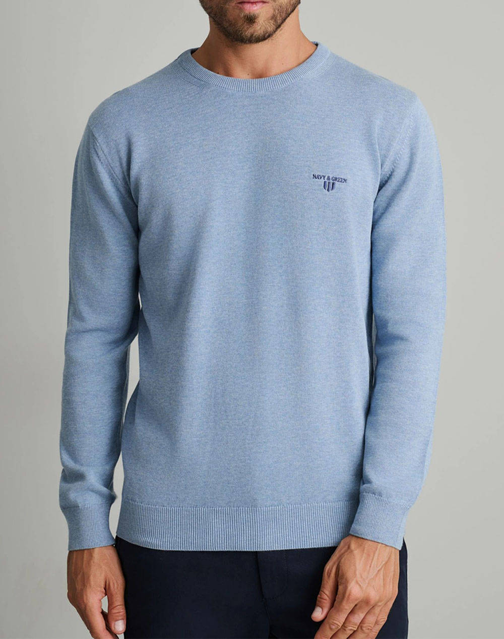 NAVY&GREEN ΠΛΕΚΤΟ 24YM.741/P.5-LIGHT BLUE LightBlue