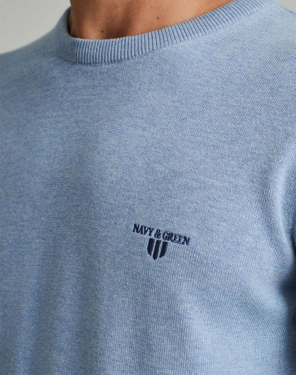 NAVY&GREEN ΠΛΕΚΤΟ 24YM.741/P.5-LIGHT BLUE LightBlue φωτογραφία