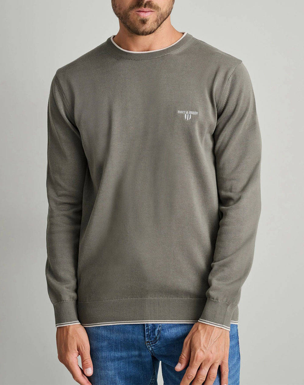 NAVY&GREEN ΠΛΕΚΤΟ 24YM.926/P.4-GREEN LEAF Khaki