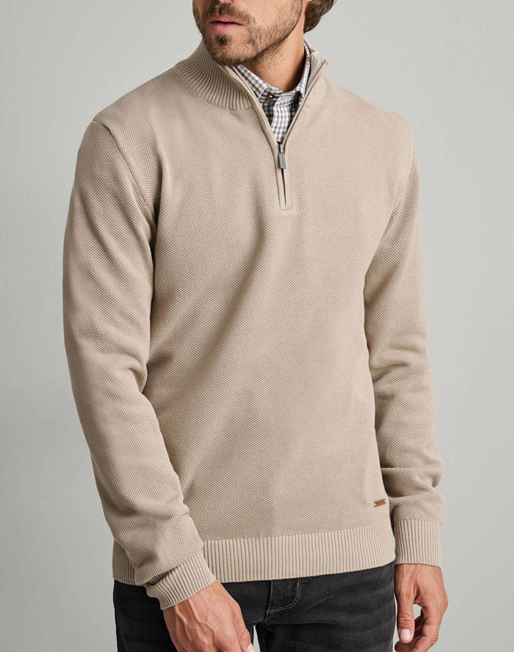 NAVY&GREEN ΠΛΕΚΤΟ 24YM.1017/LZ-BEIGE Biege