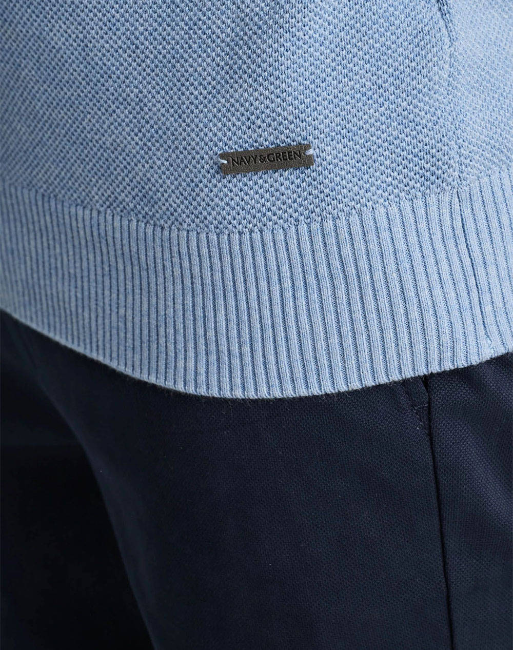 NAVY&GREEN ΠΛΕΚΤΟ 24YM.1017/LZ-LIGHT BLUE LightBlue φωτογραφία
