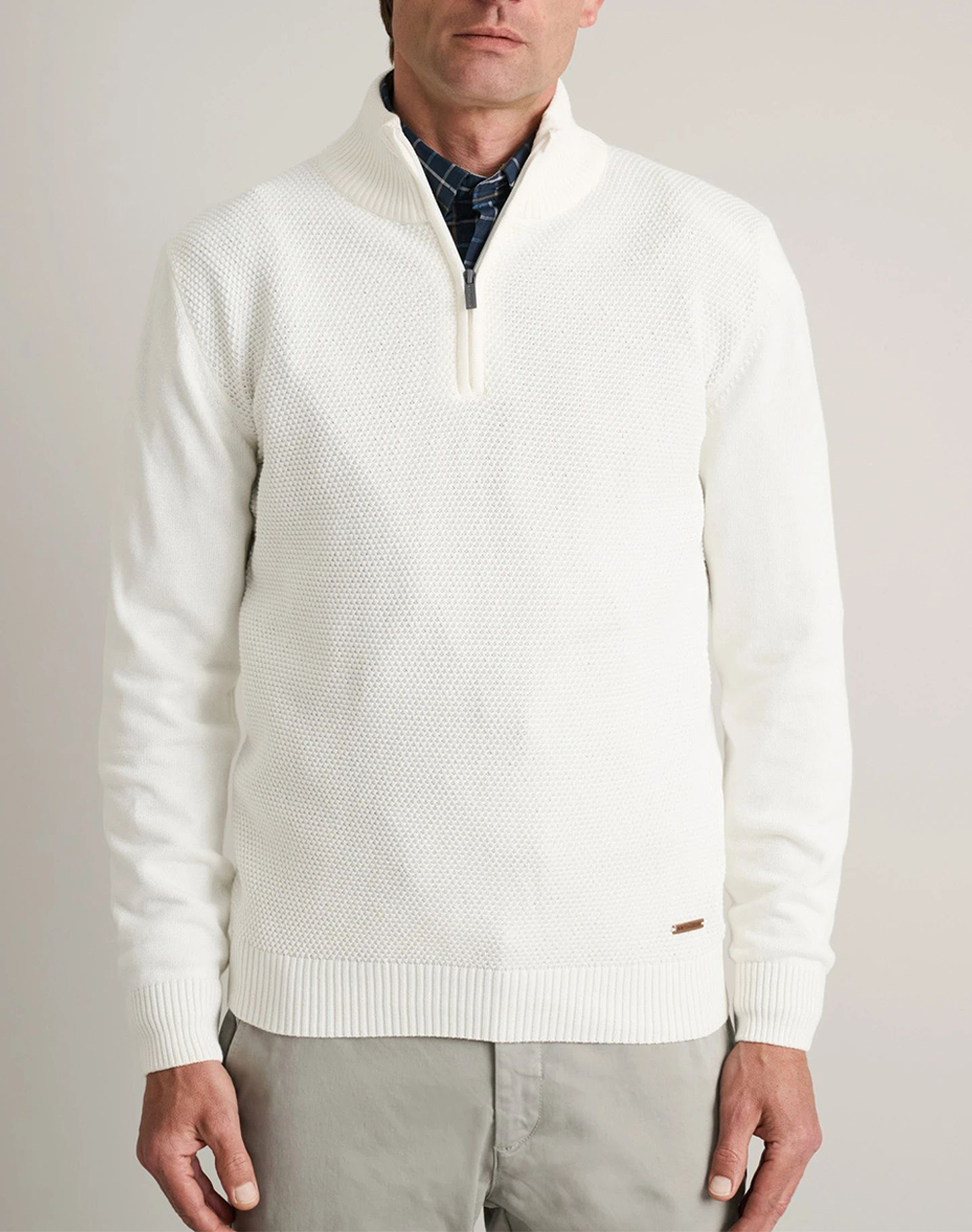 NAVY&GREEN ΠΛΕΚΤΟ ΒΑΜΒΑΚΕΡΟ ΛΟΥΠΕΤΟ ΜΕ ΦΕΡΜΟΥΑΡ 24YM.1009/LZ-OFF WHITE OffWhite