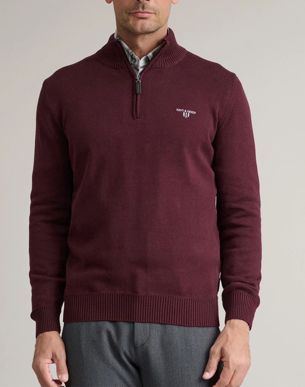 NAVY&GREEN ΠΛΕΚΤΟ ΒΑΜΒΑΚΕΡΟ ΛΟΥΠΕΤΟ ΜΕ ΦΕΡΜΟΥΑΡ 24YM.1027/LZ-DARK BORDEAUX Bordeux