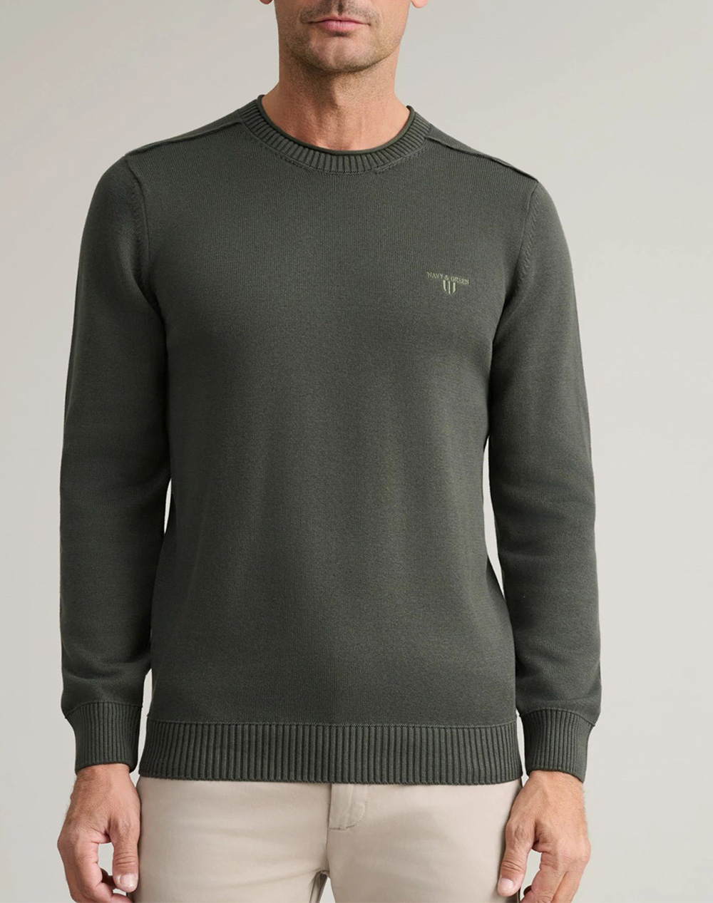 NAVY&GREEN ΠΛΕΚΤΟ-10GG COTTON 24YM.1020/R-DEEPEST GREEN DarkGreen