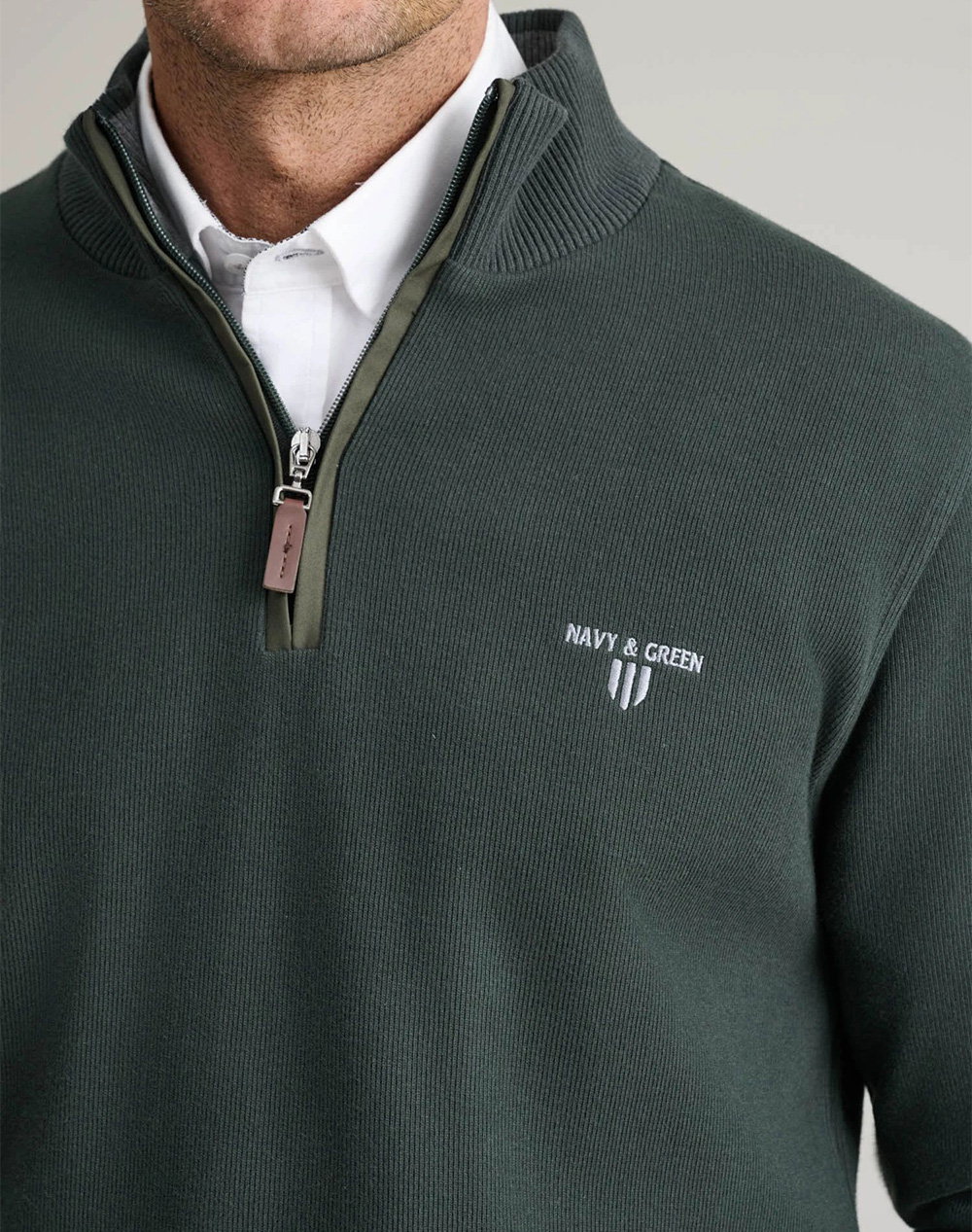 NAVY&GREEN ΜΠΛΟΥΖΑ 24EY.038/LZ-DEEPEST GREEN Green φωτογραφία