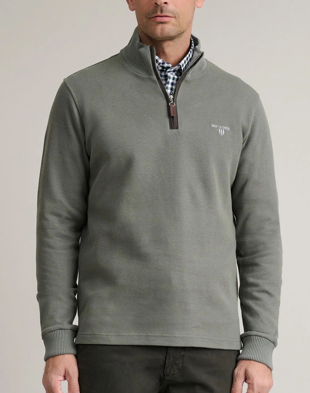 NAVY&GREEN ΜΠΛΟΥΖΑ 24EY.038/LZ-GREEN LEAF Khaki