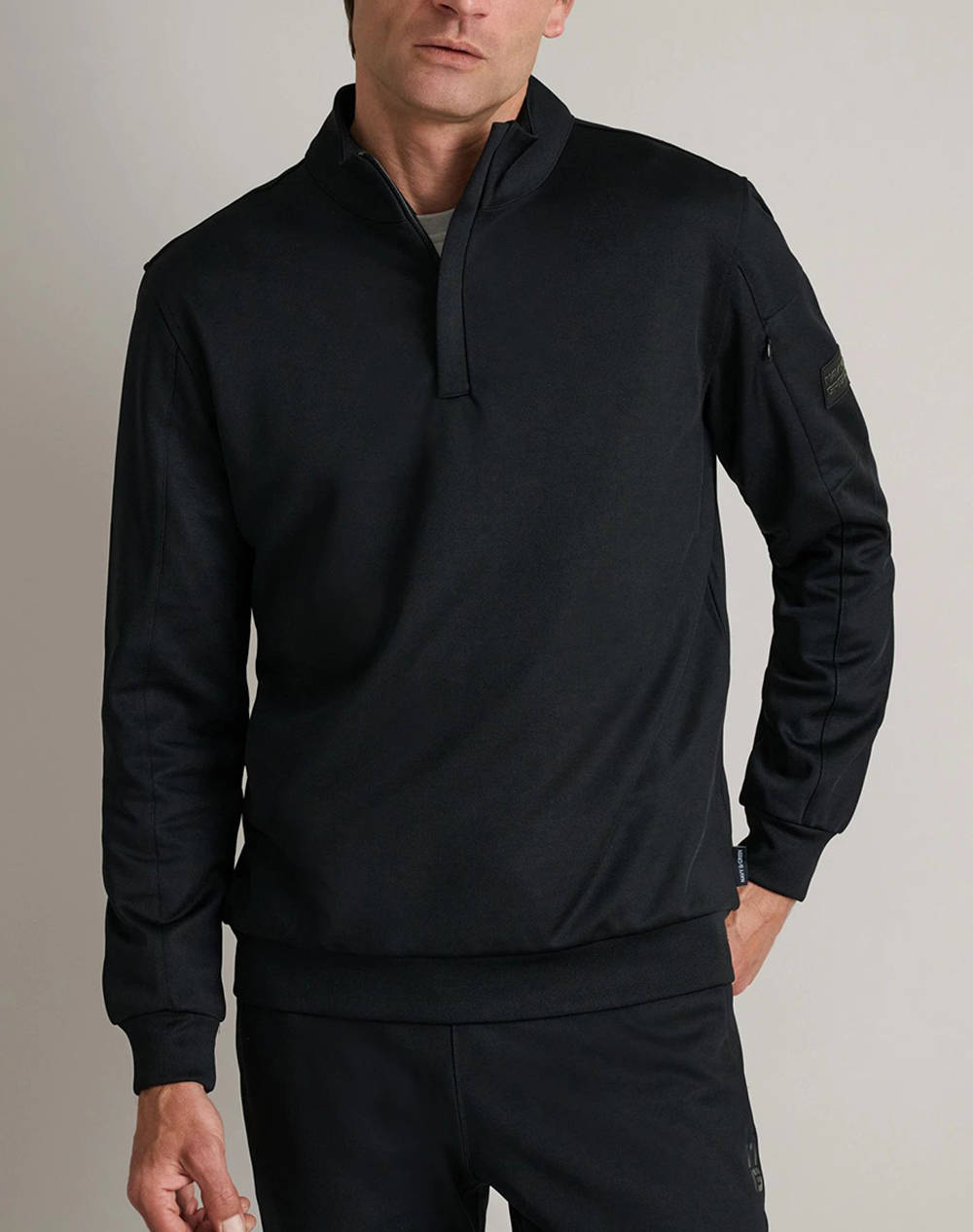 NAVY&GREEN ΜΠΛΟΥΖΑ ΛΟΥΠΕΤΟ ΦΕΡΜΟΥΑΡ M/M 24EY.034/LZ-BLACK Black