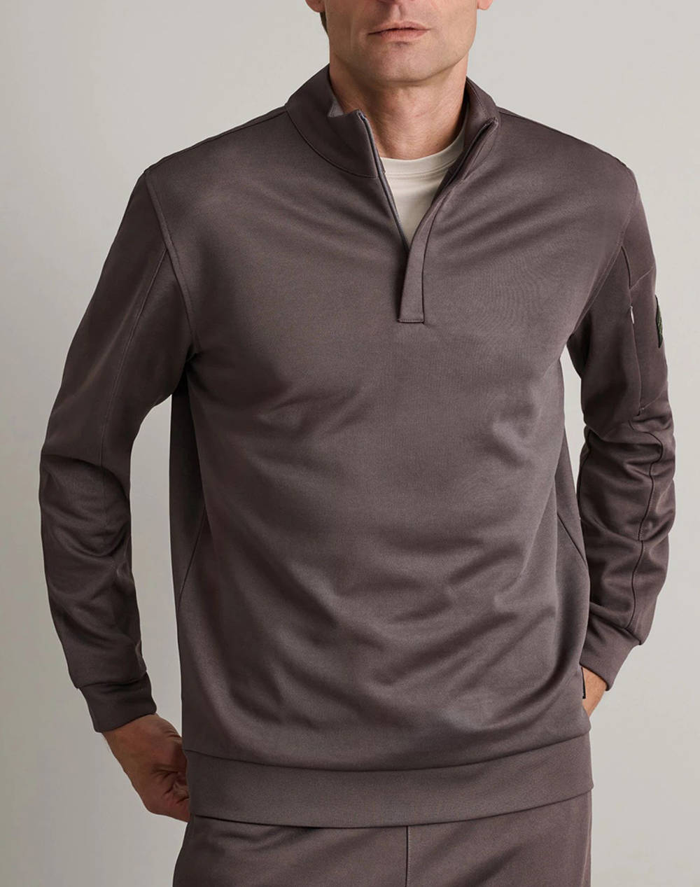 NAVY&GREEN ΜΠΛΟΥΖΑ ΛΟΥΠΕΤΟ ΦΕΡΜΟΥΑΡ M/M 24EY.034/LZ-MAJOR BROWN Brown