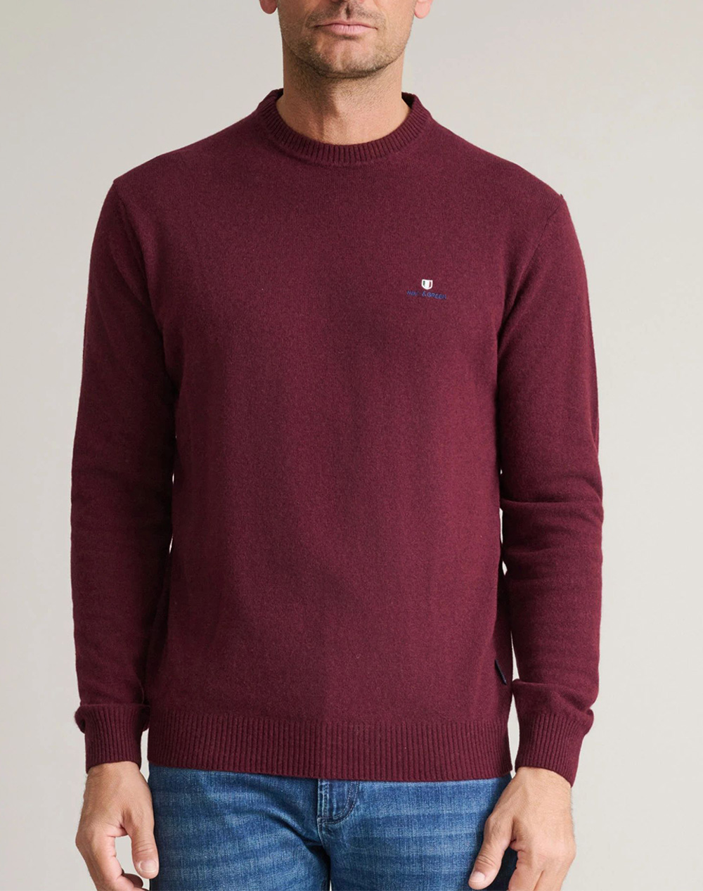 NAVY&GREEN ΠΛΕΚΤΟ ΛΑΙΜΟΚΟΨΗ 24AR.950/P.8-DK BORDEAUX Bordeux