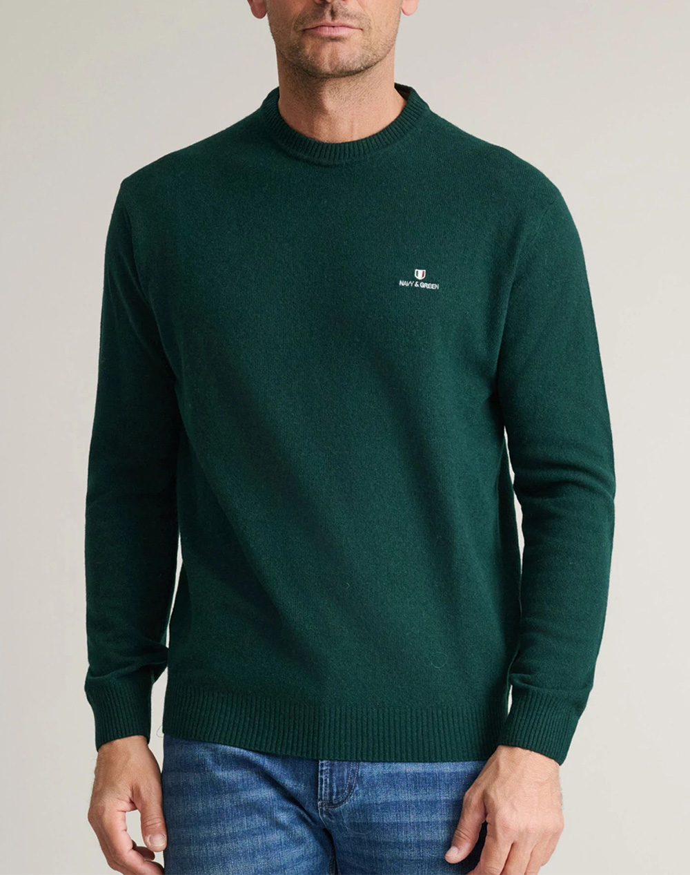 NAVY&GREEN ΠΛΕΚΤΟ ΛΑΙΜΟΚΟΨΗ 24AR.950/P.8-GREEN FOREST Green