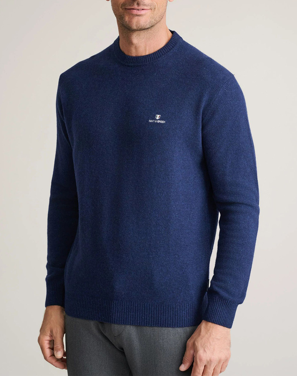 NAVY&GREEN ΠΛΕΚΤΟ ΛΑΙΜΟΚΟΨΗ 24AR.950/P.8-BLUE NavyBlue