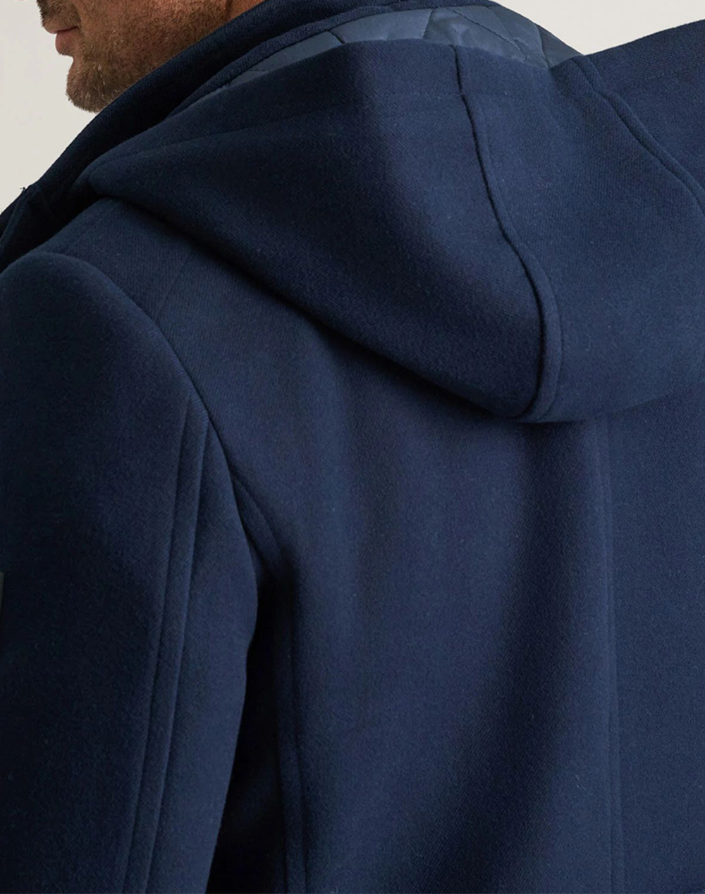 NAVY&GREEN ΗΜΙΠΑΛΤΟ ΜΕ ΚΟΥΚΟΥΛΑ 24SC.2182/CH-NAVY NavyBlue φωτογραφία