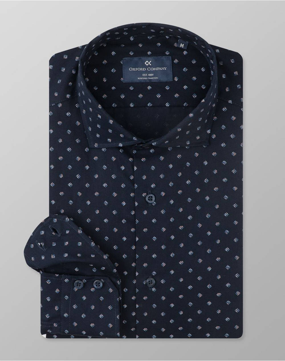 OXFORD COMPANY ROMEO SLIM FIT ΠΟΥΚΑΜΙΣΟ M141-RY21.01-01 Multi