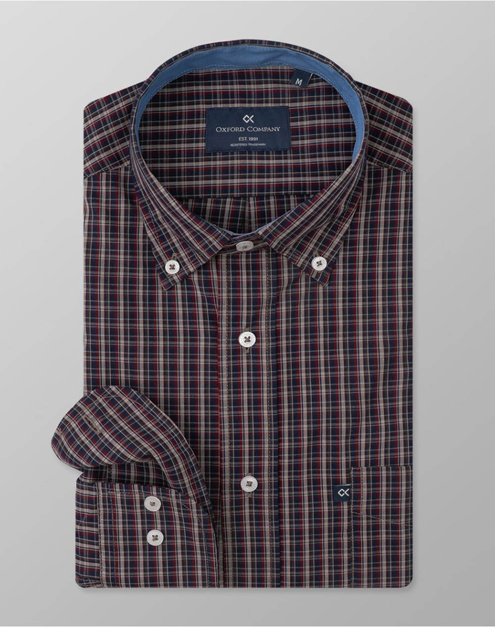 OXFORD COMPANY OXFORD COMPANY BUTTON DOWN ΠΟΥΚΑΜΙΣΟ M135-BY10.01-01 Multi