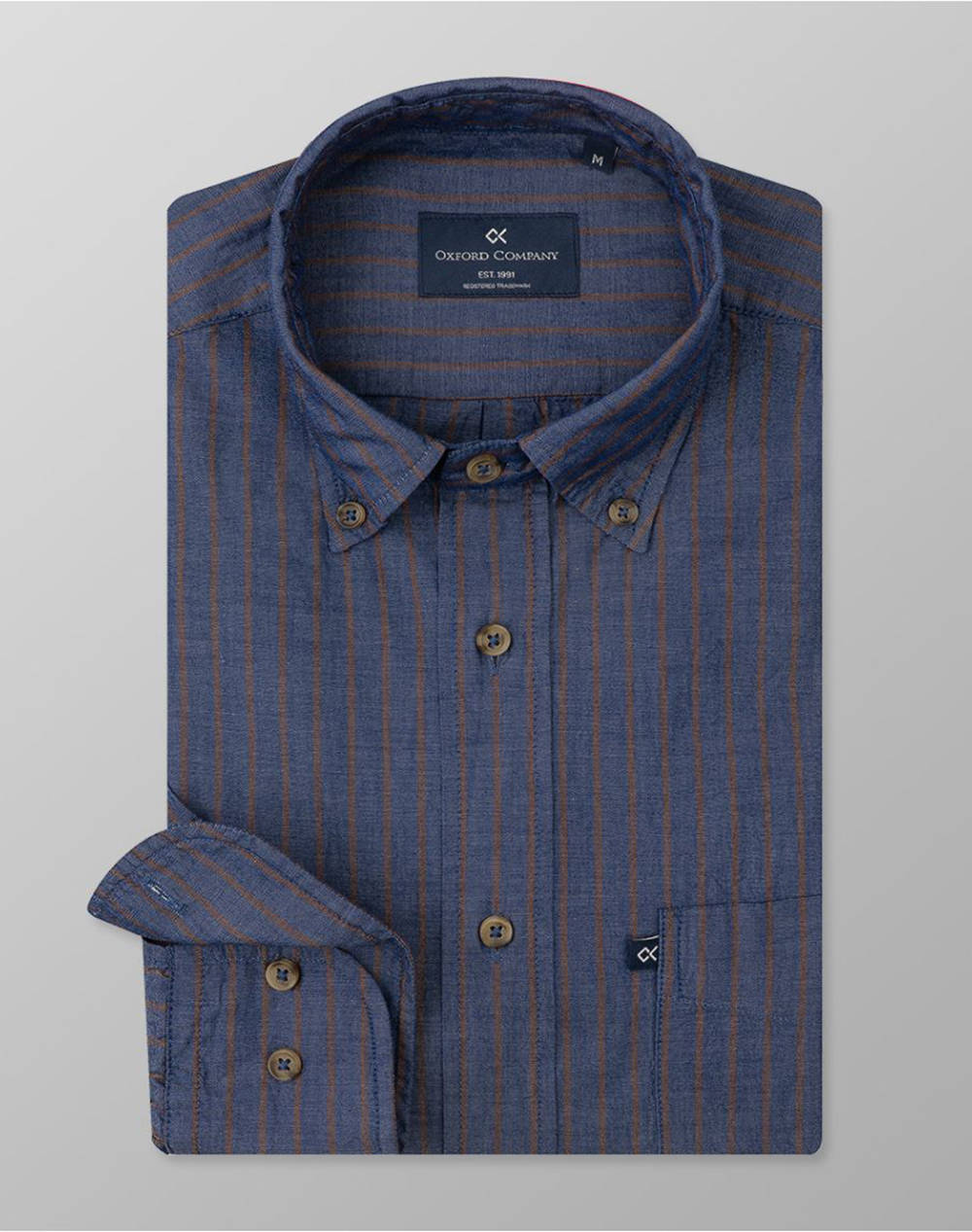 OXFORD COMPANY OXFORD COMPANY BUTTON DOWN ΠΟΥΚΑΜΙΣΟ M121-BY10.01-01 Mixed