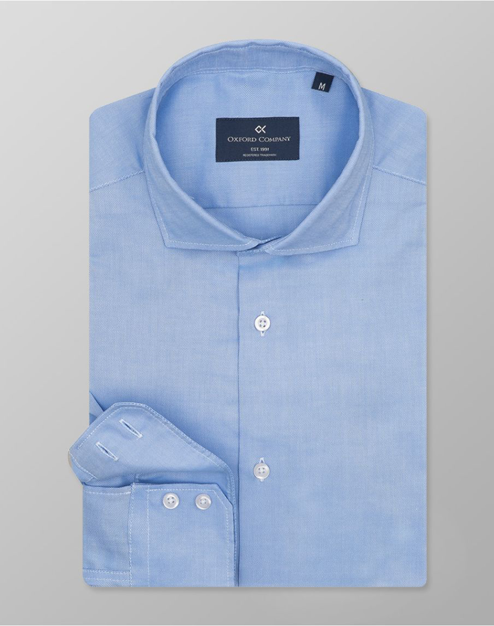OXFORD COMPANY ROMEO SLIM FIT ΠΟΥΚΑΜΙΣΟ O111-RY21.02-02 LightBlue