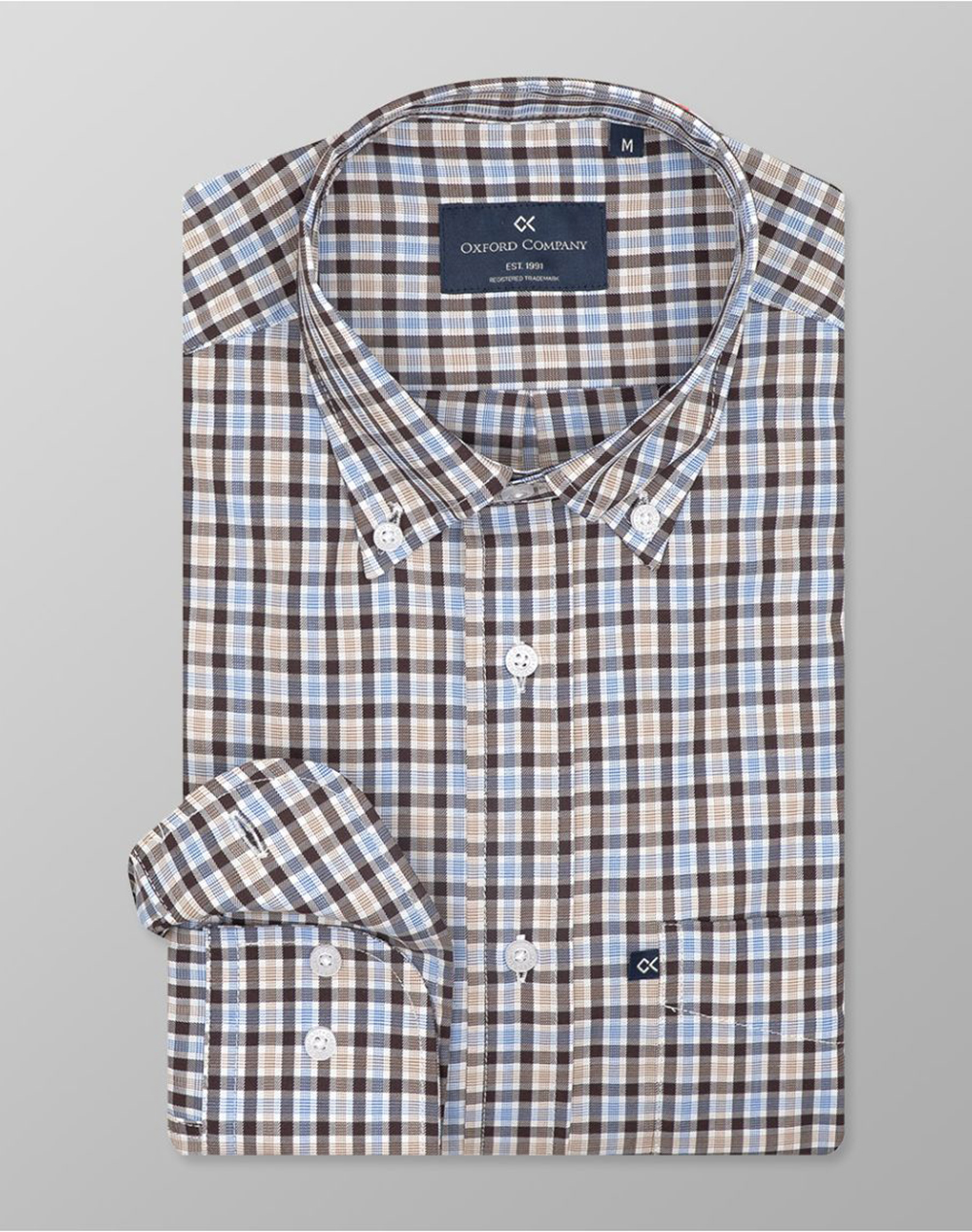 OXFORD COMPANY BUTTON DOWN ΠΟΥΚΑΜΙΣΟ M130-BY10.01-01 Multi