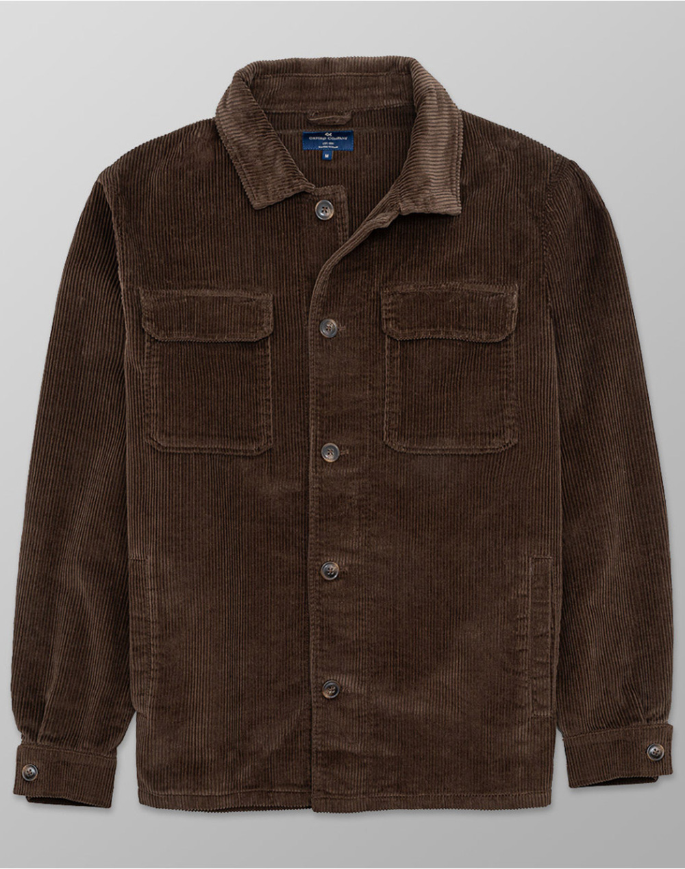 OXFORD COMPANY OVERSHIRT BUTTONS K116-OW21.02-02 Brown