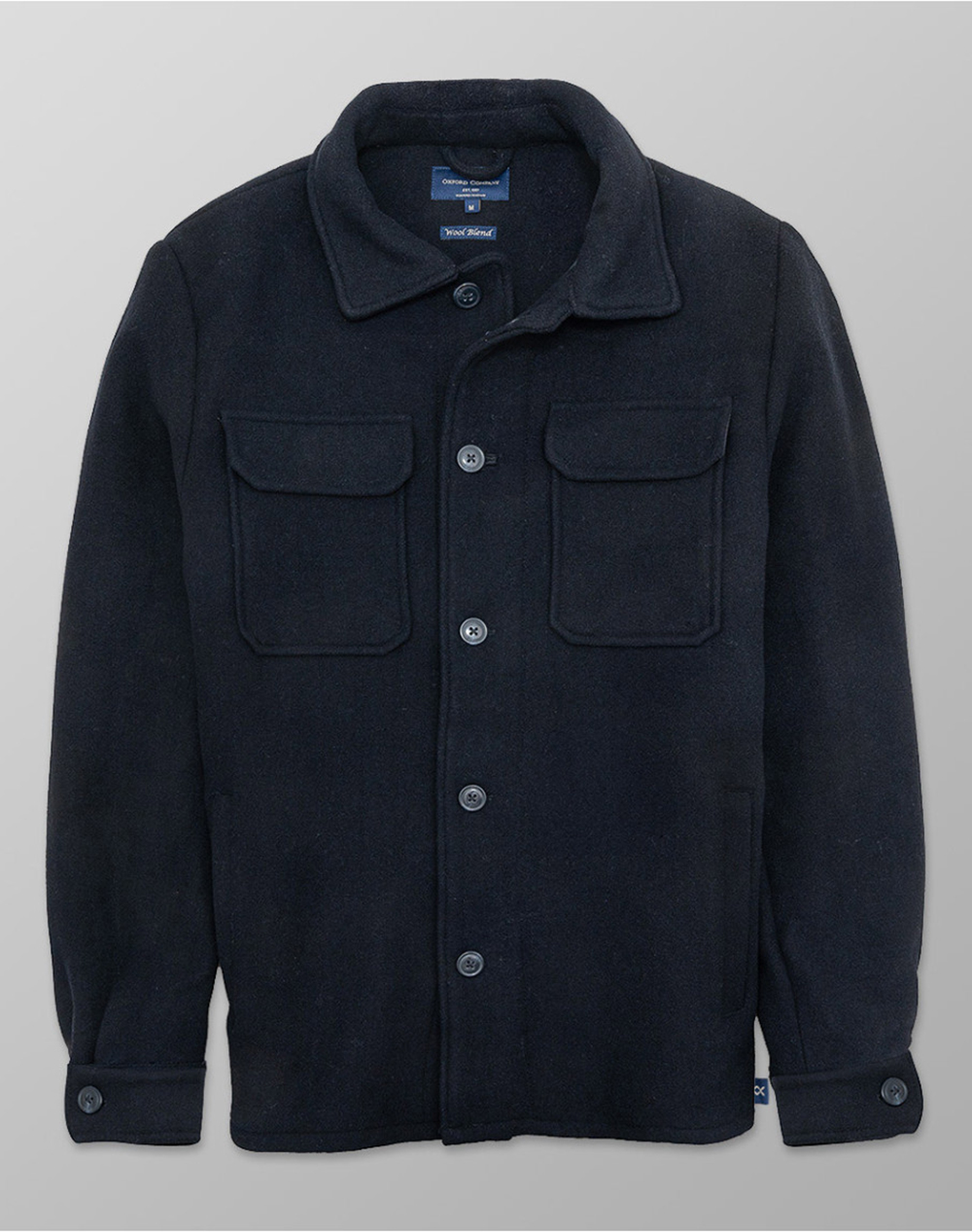 OXFORD COMPANY OVERSHIRT BUTTONS F116-OW21.01-01 DarkBlue