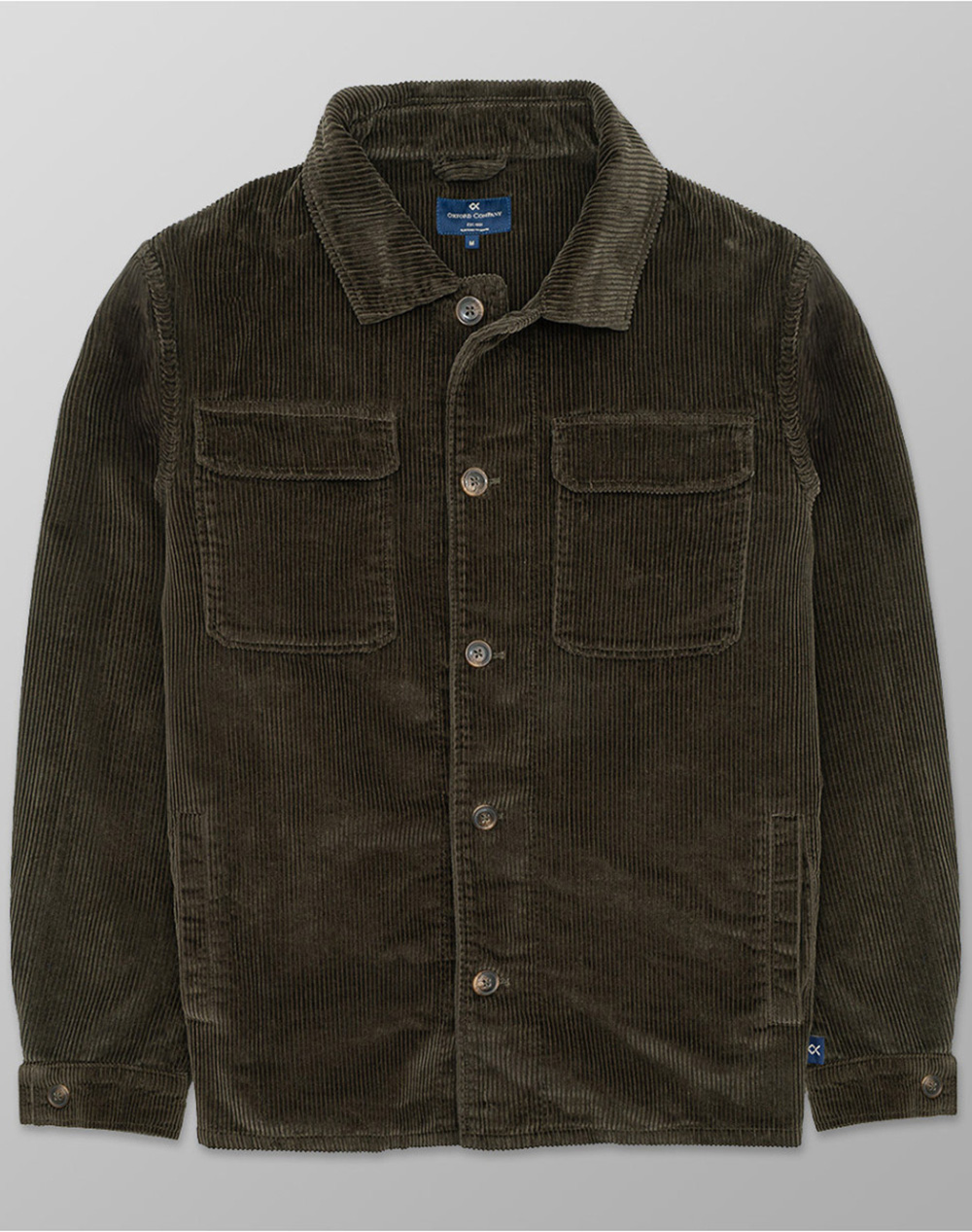 OXFORD COMPANY OVERSHIRT BUTTONS K116-OW21.03-03 Olive