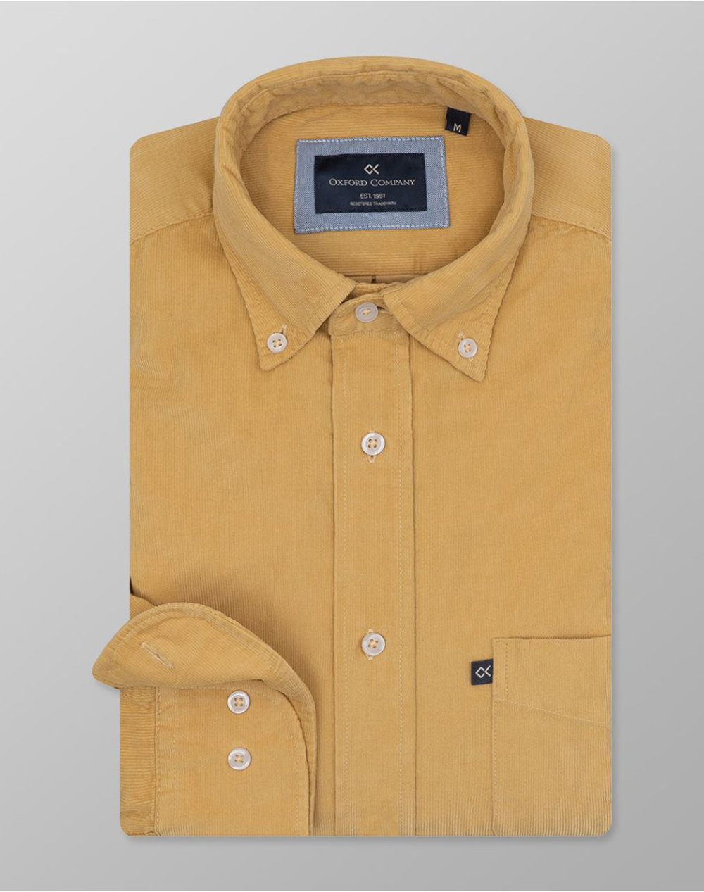 OXFORD COMPANY BUTTON DOWN 100%BAMBAKI ΥΠΟΚΑΜΙΣΟ K311-BY10.03-03 Yellow