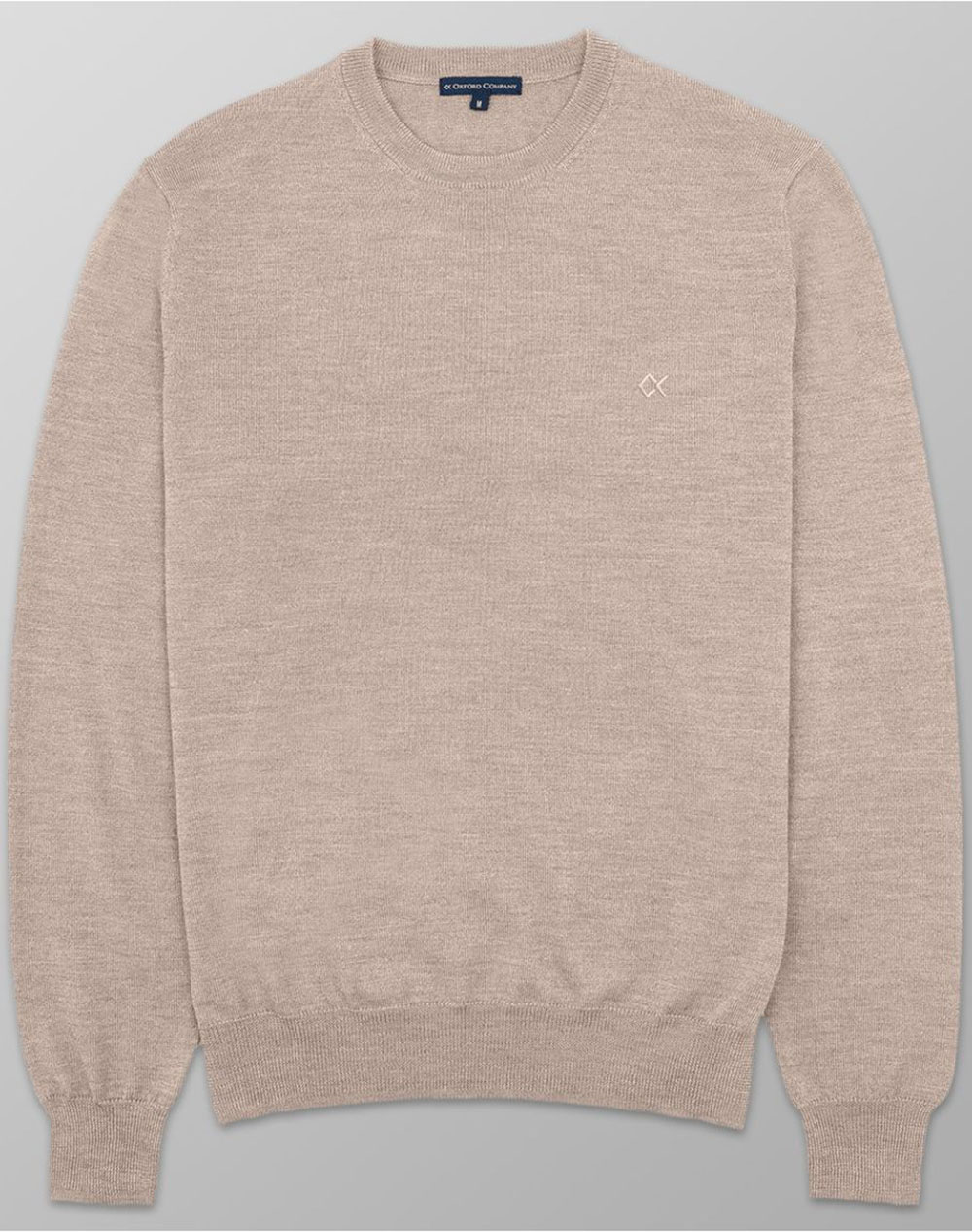 OXFORD COMPANY COLLEGE 100%MERINOS ΠΛΕΚTO X507-MU20.08-08 Biege