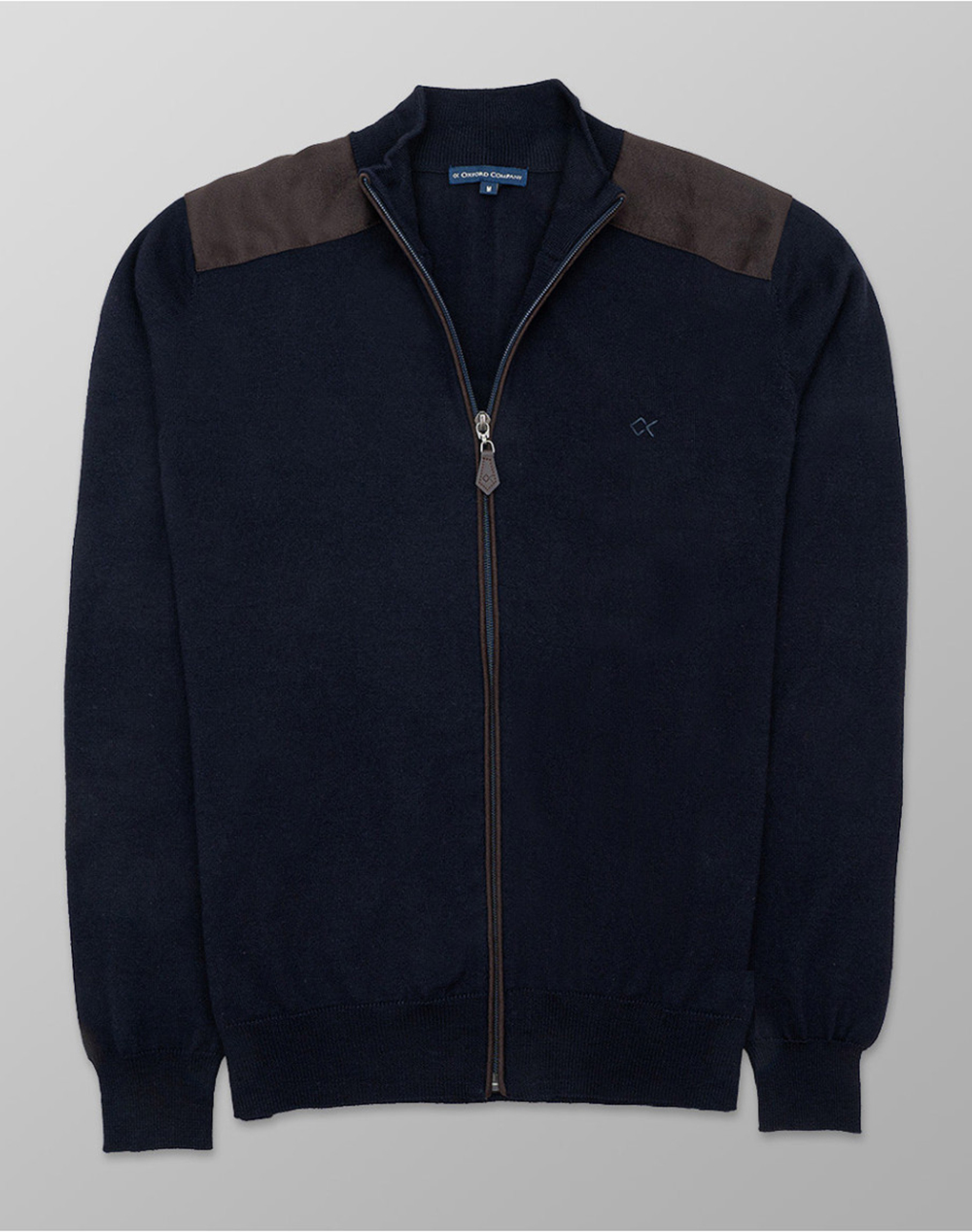 OXFORD COMPANY CARDIGAN ZIP ΠΛΕΚTO X607-JW60.01-01 DarkBlue