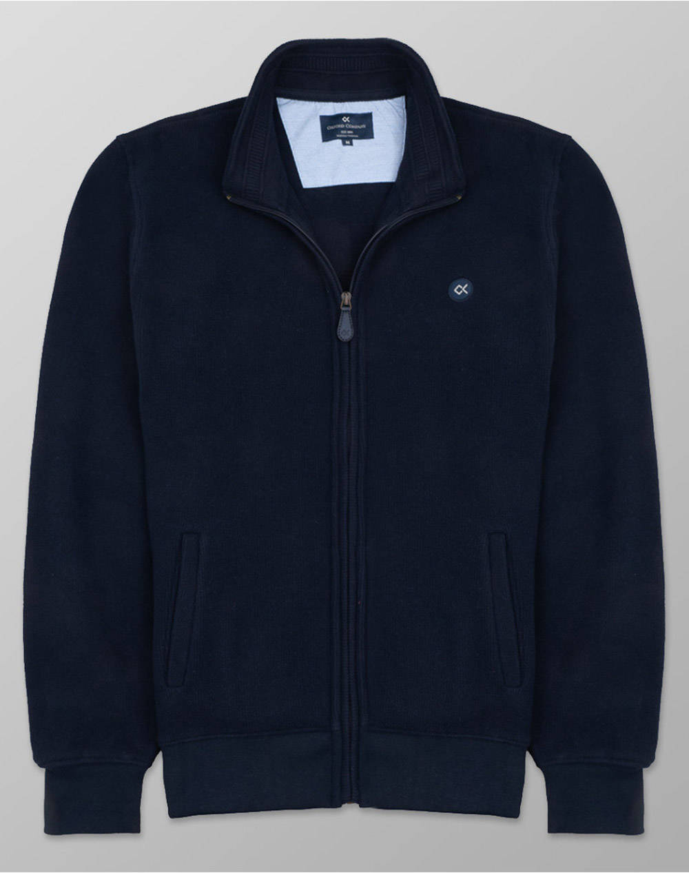 OXFORD COMPANY CARDIGAN ZIP ΜΠΛΟΥΖΑ F214-JW60.01-01 DarkBlue