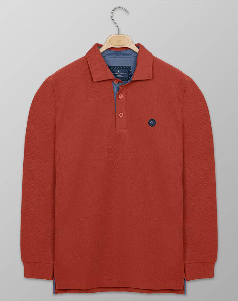 OXFORD COMPANY POLO MM ΜΠΛΟΥΖΑ P617-PY50.32-32 DarkOrange