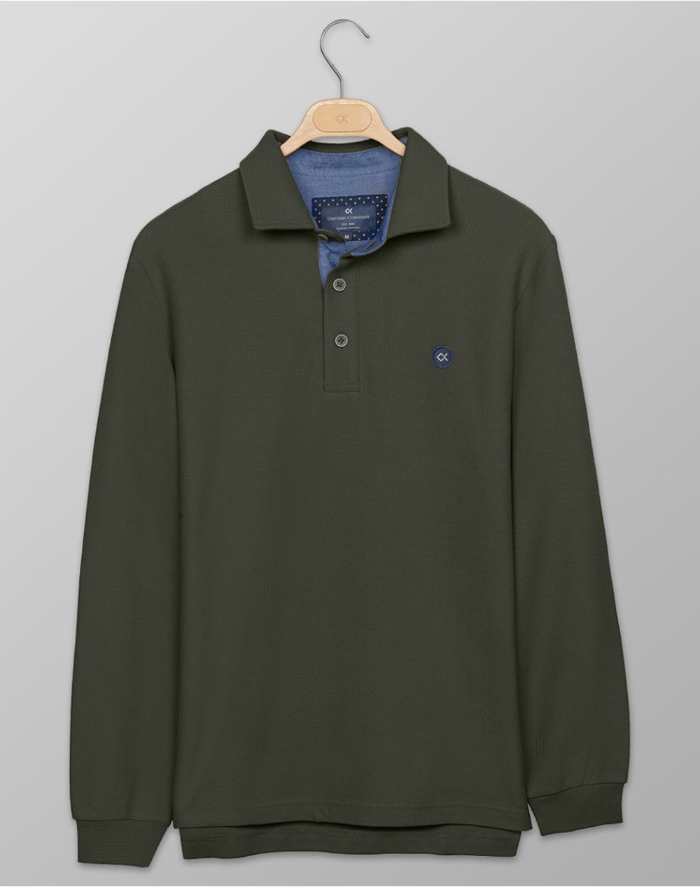 OXFORD COMPANY OXFORD COMPANY POLO MM ΜΠΛΟΥΖΑ P617-PY50.07-07 Olive