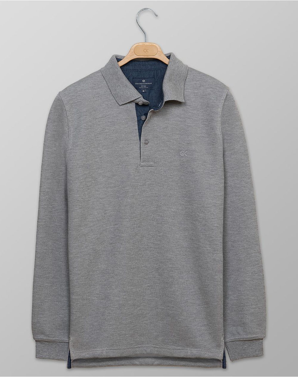 OXFORD COMPANY POLO MM P213-PY50.06-06 Gray
