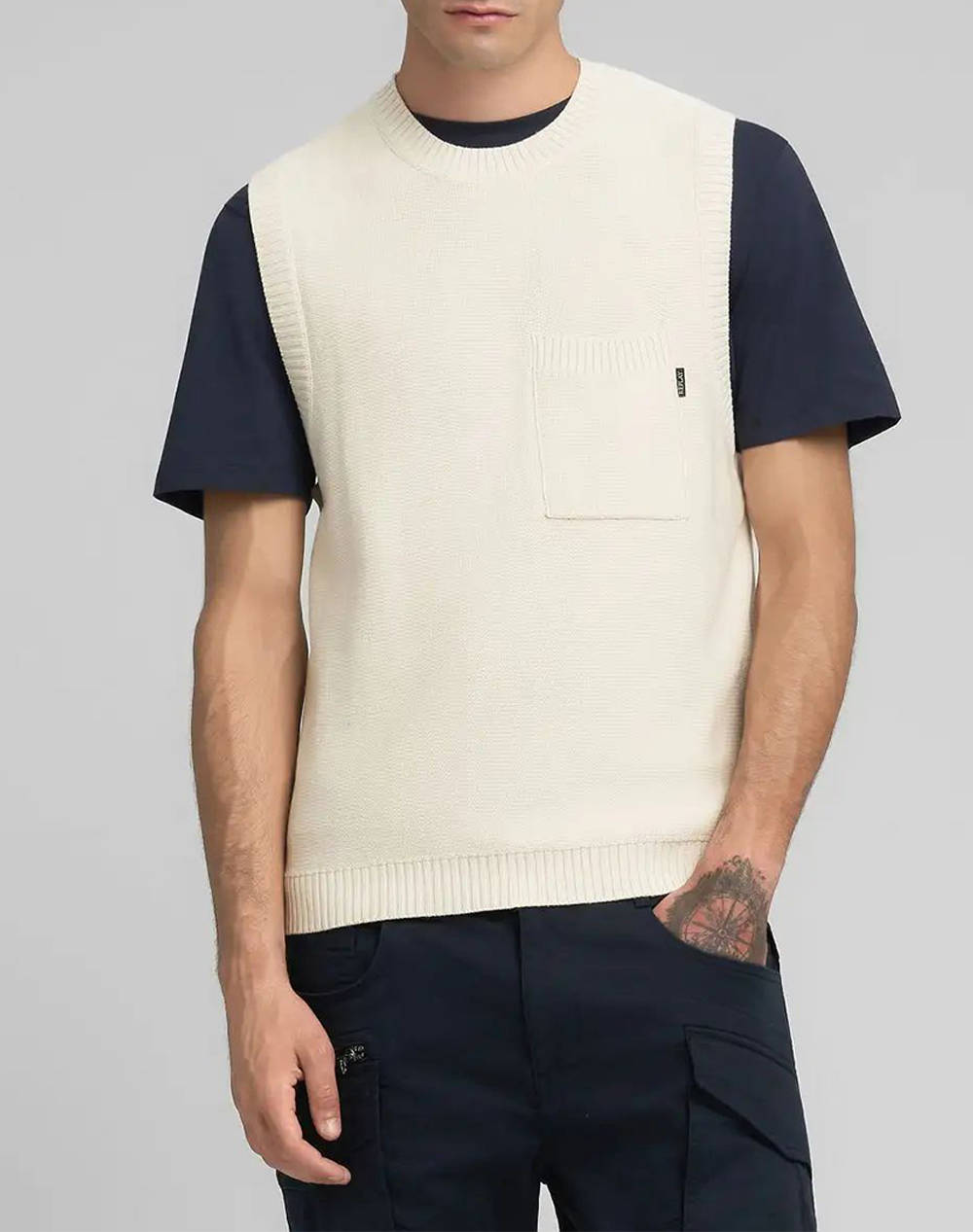REPLAY ΠΛΕΚΤΟ UK4864.000.G21280G-205 OffWhite
